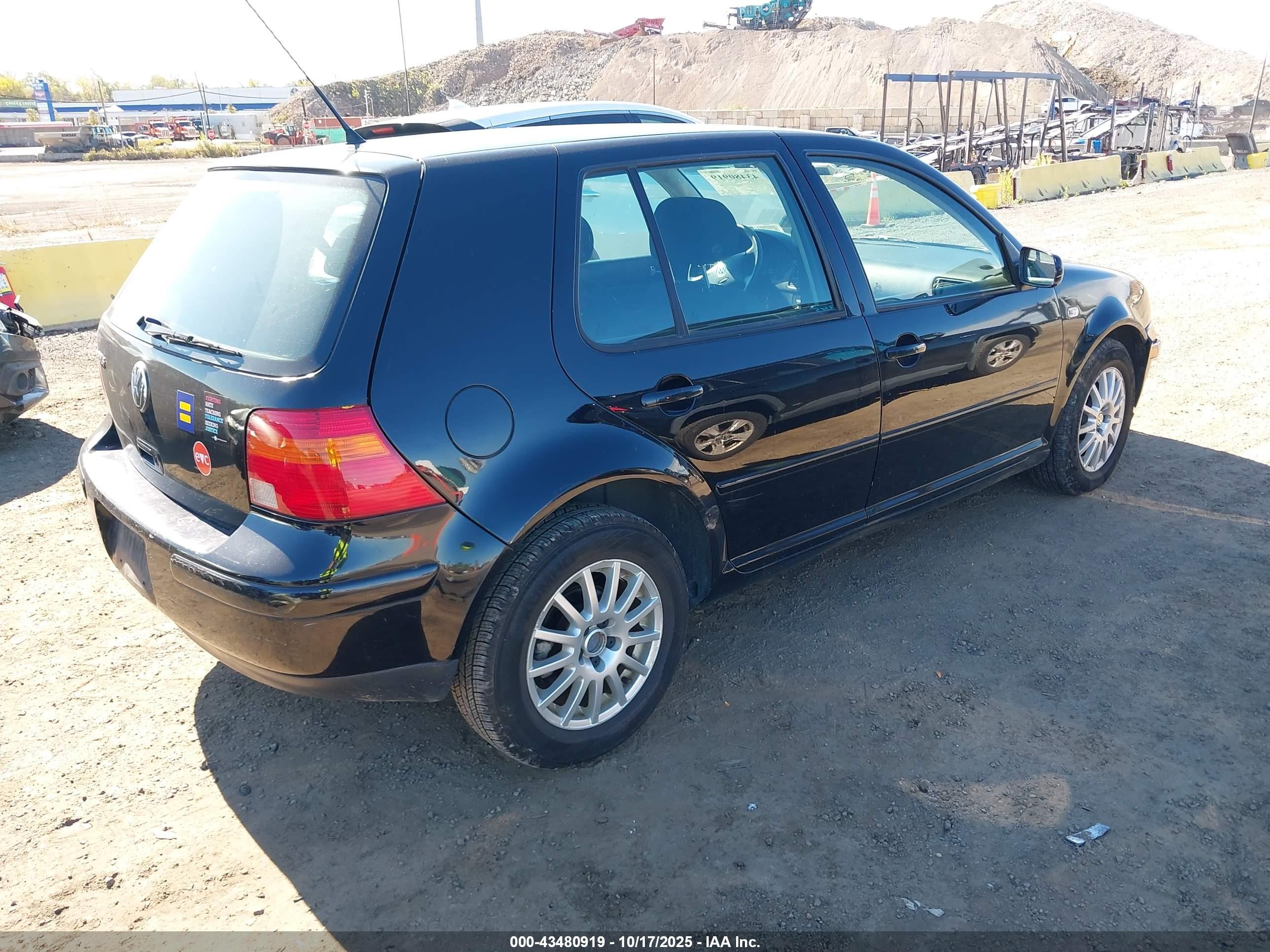 2004 Volkswagen Golf Gls 2.0l Черный vin: 9BWGL61J044005154