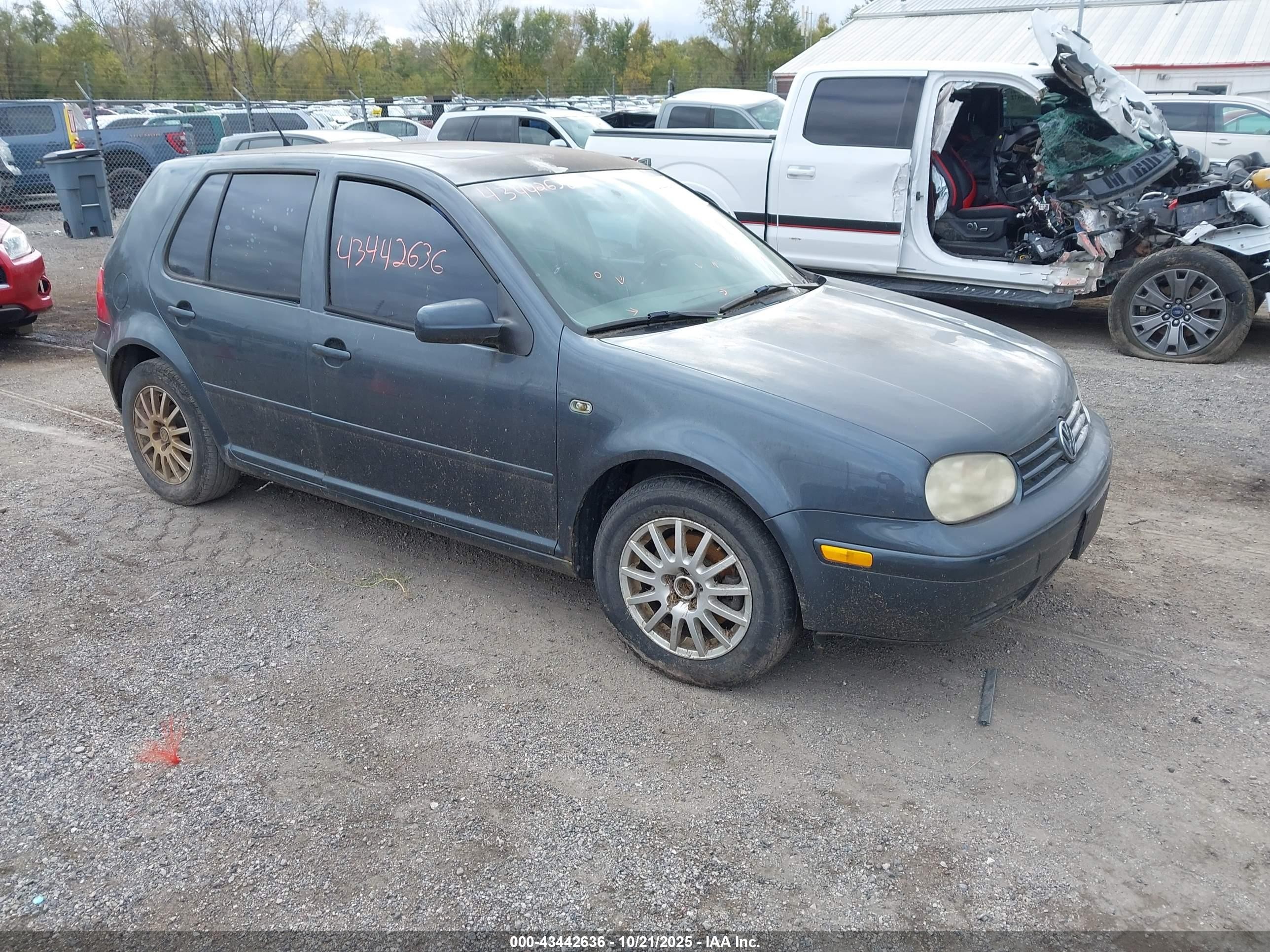 2004 Volkswagen Golf Gls 2.0l Navy vin: 9BWGL61J044007230