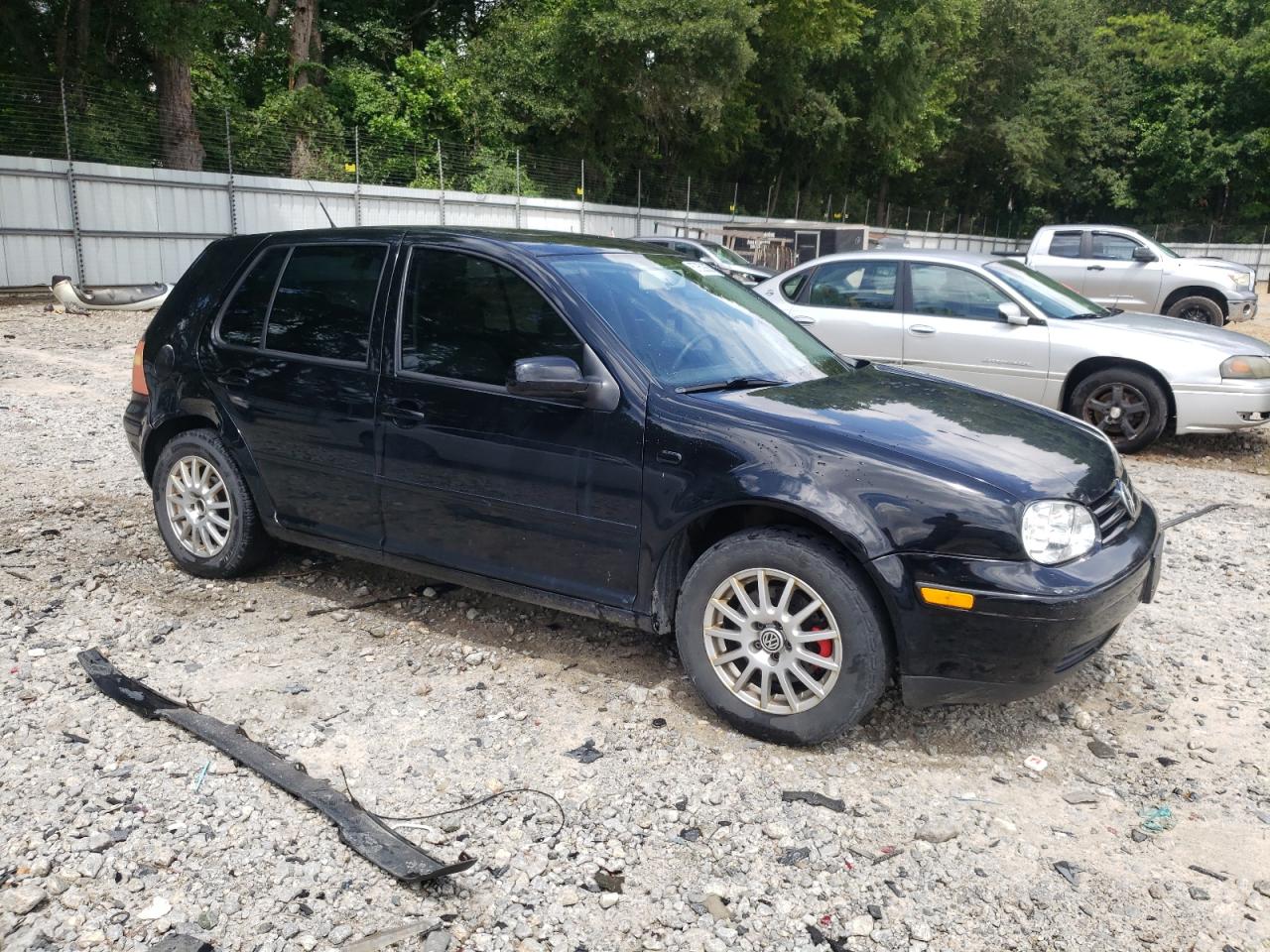 2004 Volkswagen Golf Gls Black vin: 9BWGL61J044009172