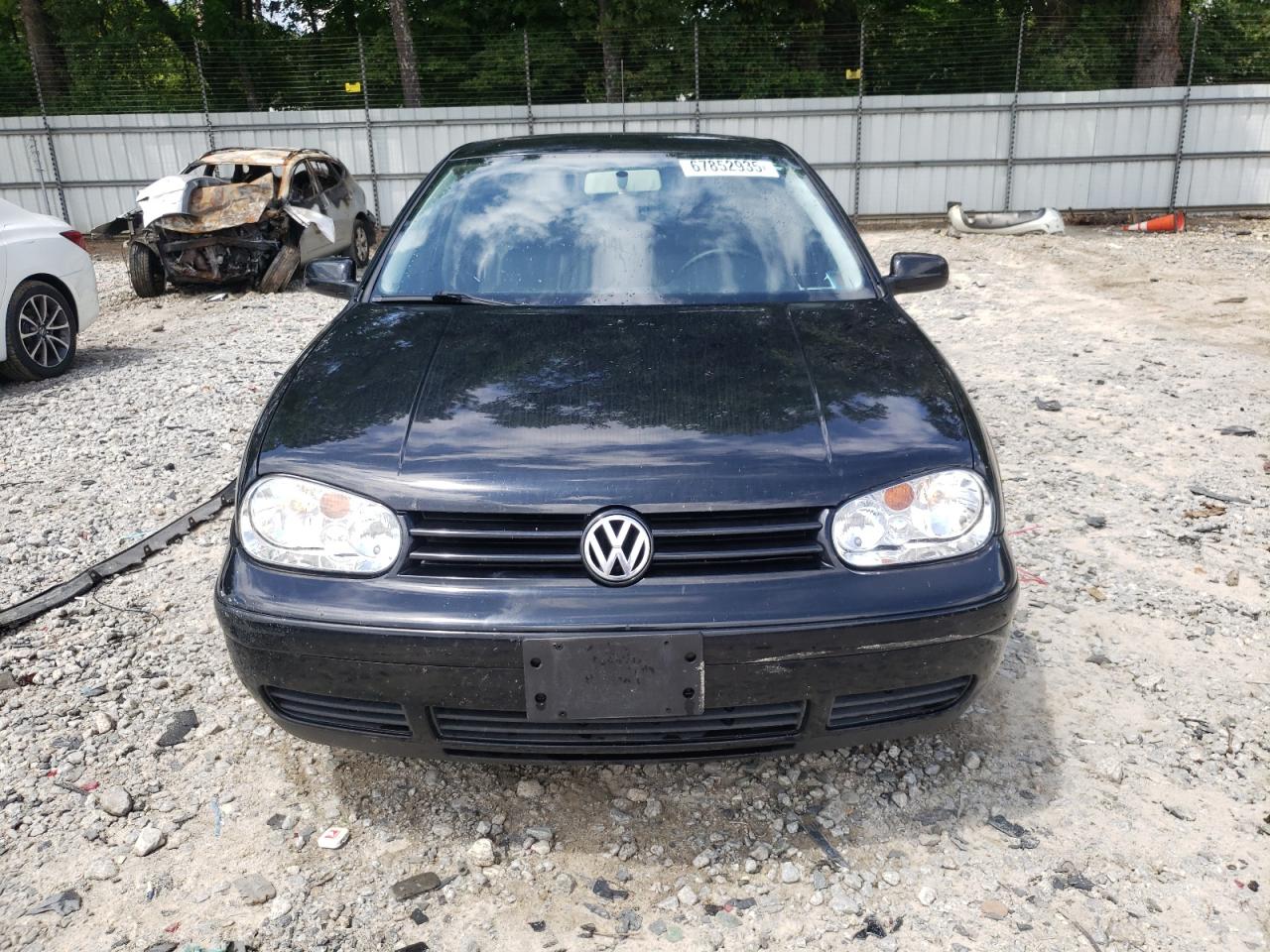 2004 Volkswagen Golf Gls Black vin: 9BWGL61J044009172