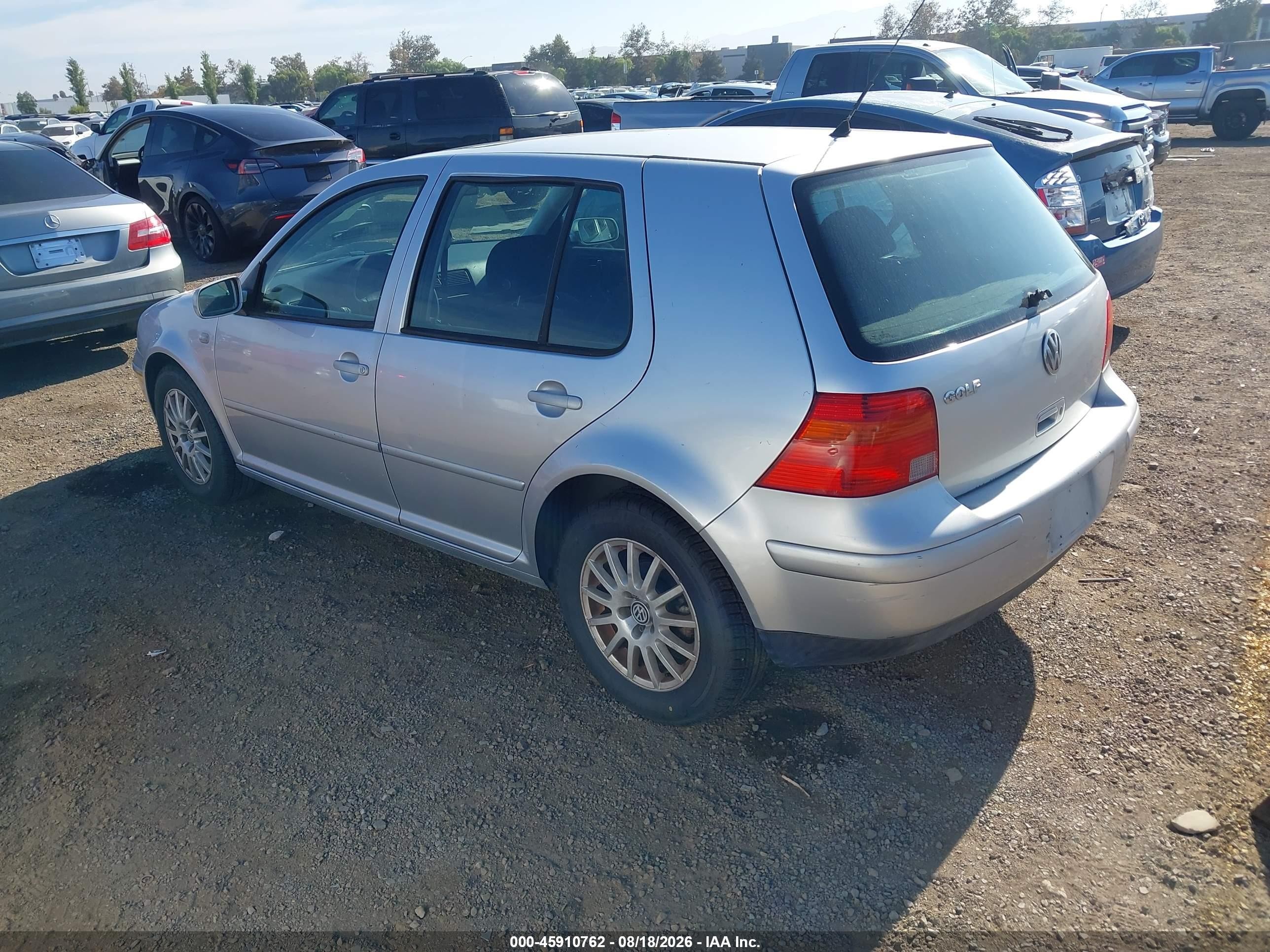 2005 Volkswagen Golf Gls 2.0l Серебряный vin: 9BWGL61J154022837