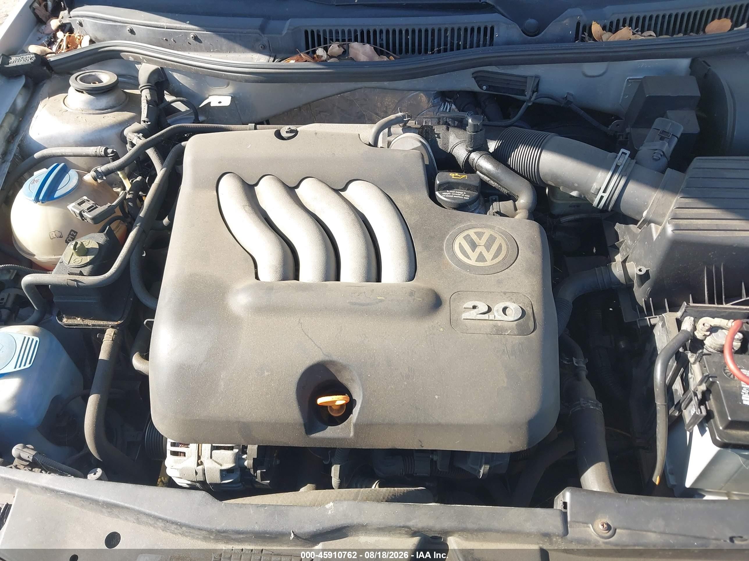 2005 Volkswagen Golf Gls 2.0l Серебряный vin: 9BWGL61J154022837