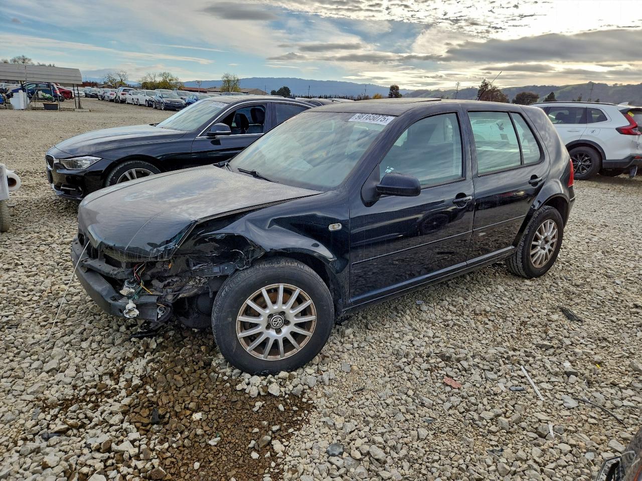 2005 Volkswagen Golf Gls Черный vin: 9BWGL61J254002760
