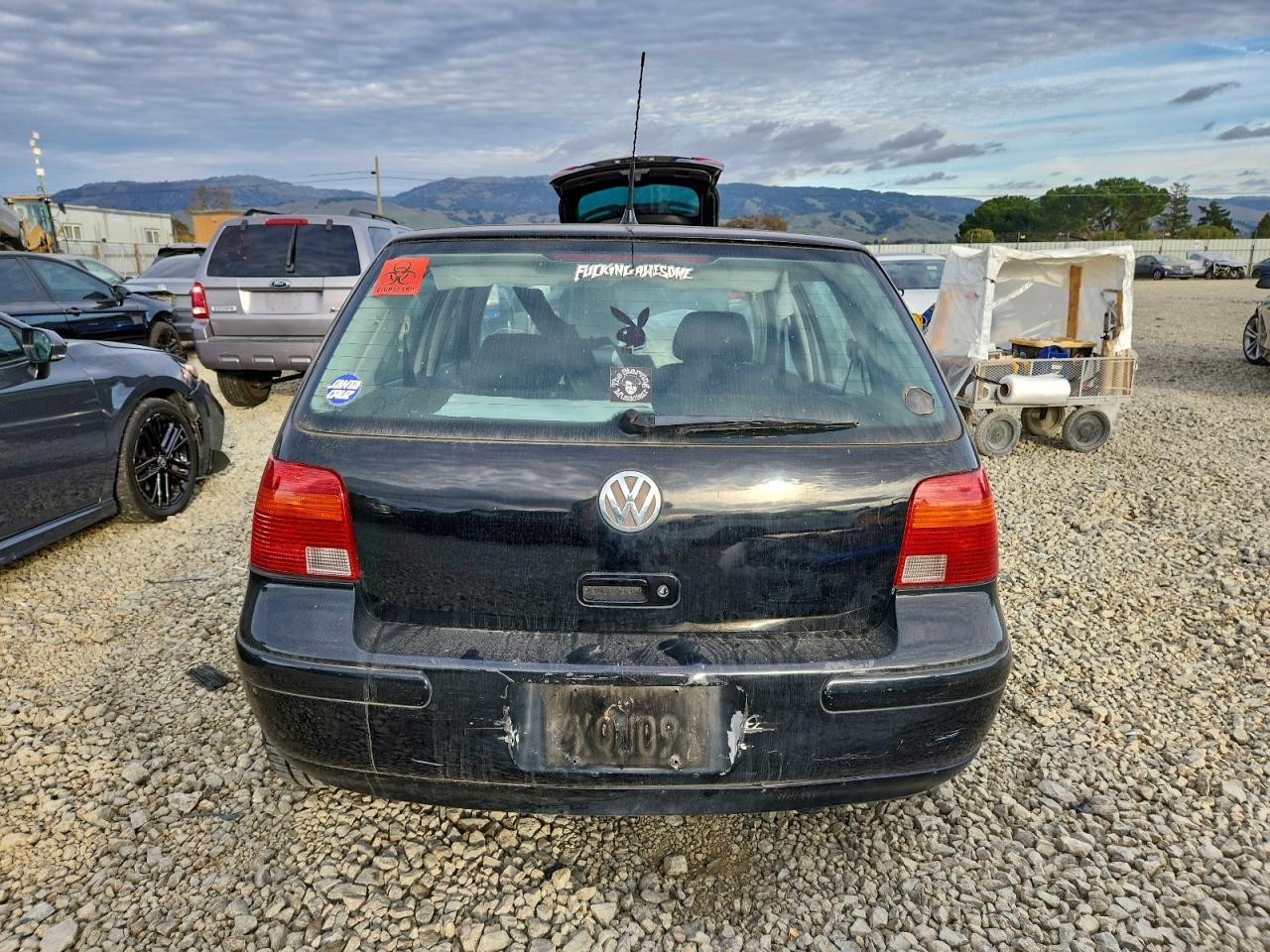 2005 Volkswagen Golf Gls Черный vin: 9BWGL61J254002760