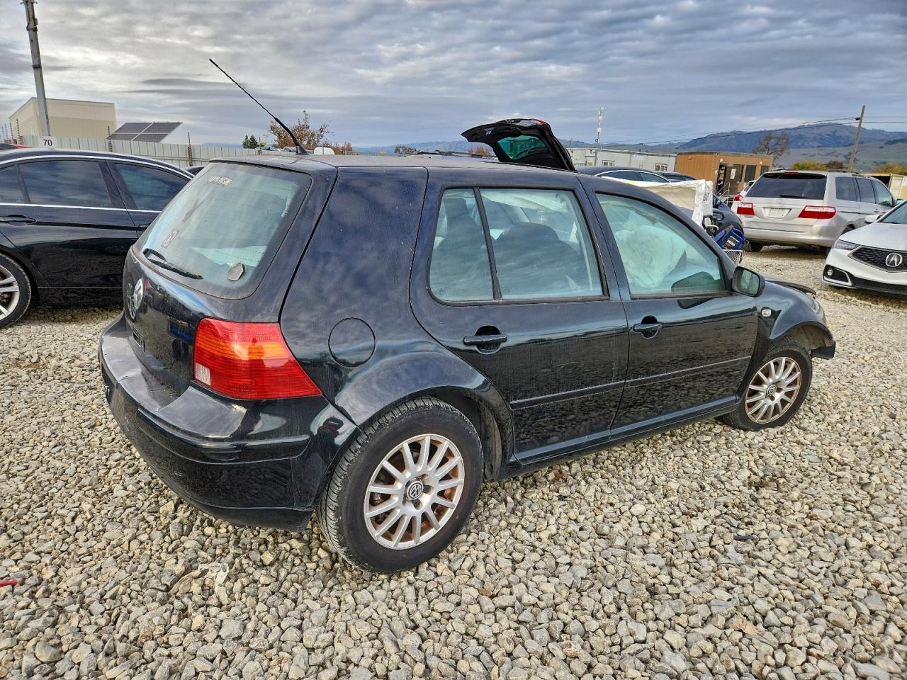 2005 Volkswagen Golf Gls Черный vin: 9BWGL61J254002760