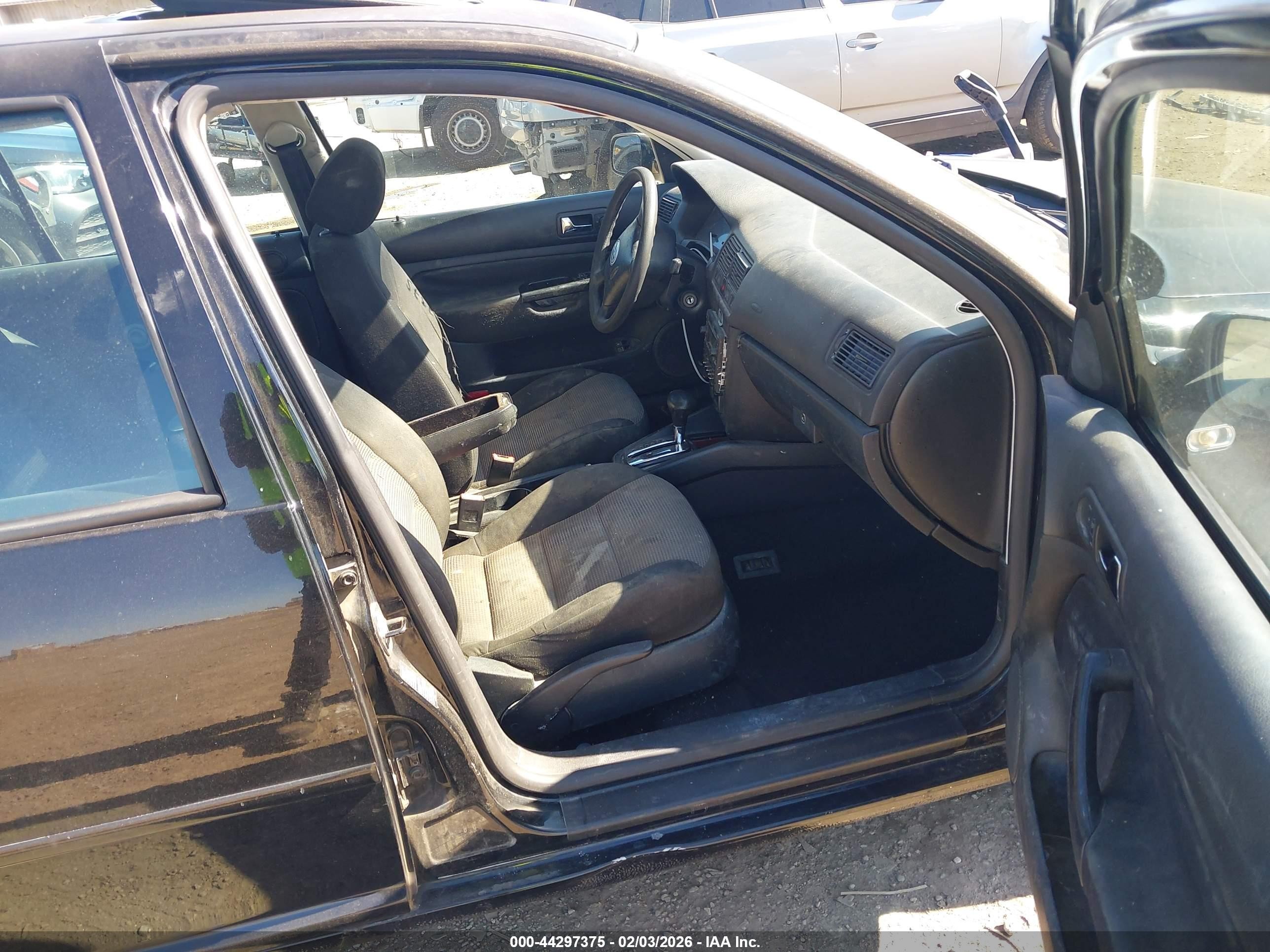2004 Volkswagen Golf Gls 2.0l Black vin: 9BWGL61J344001552