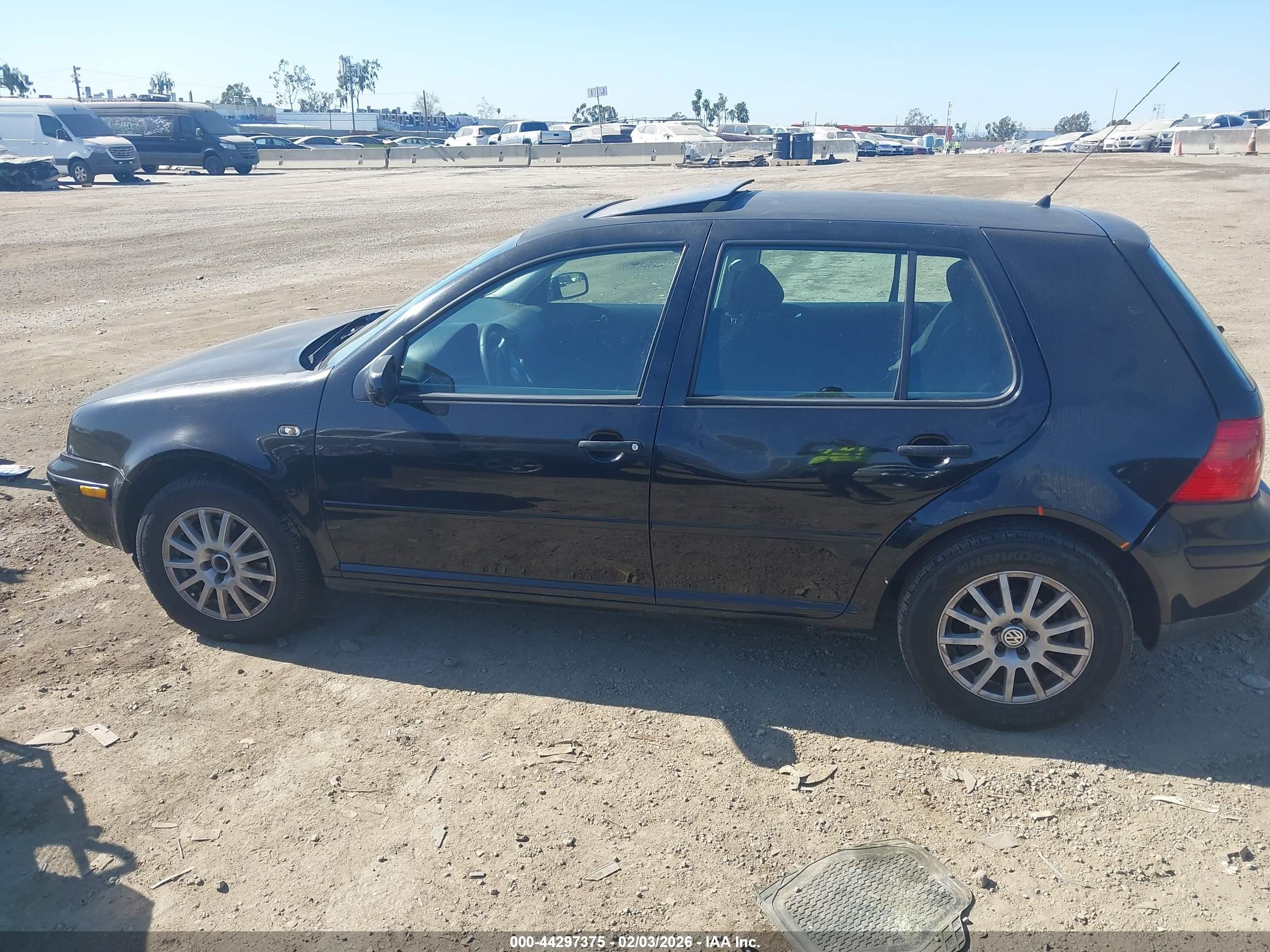 2004 Volkswagen Golf Gls 2.0l Black vin: 9BWGL61J344001552