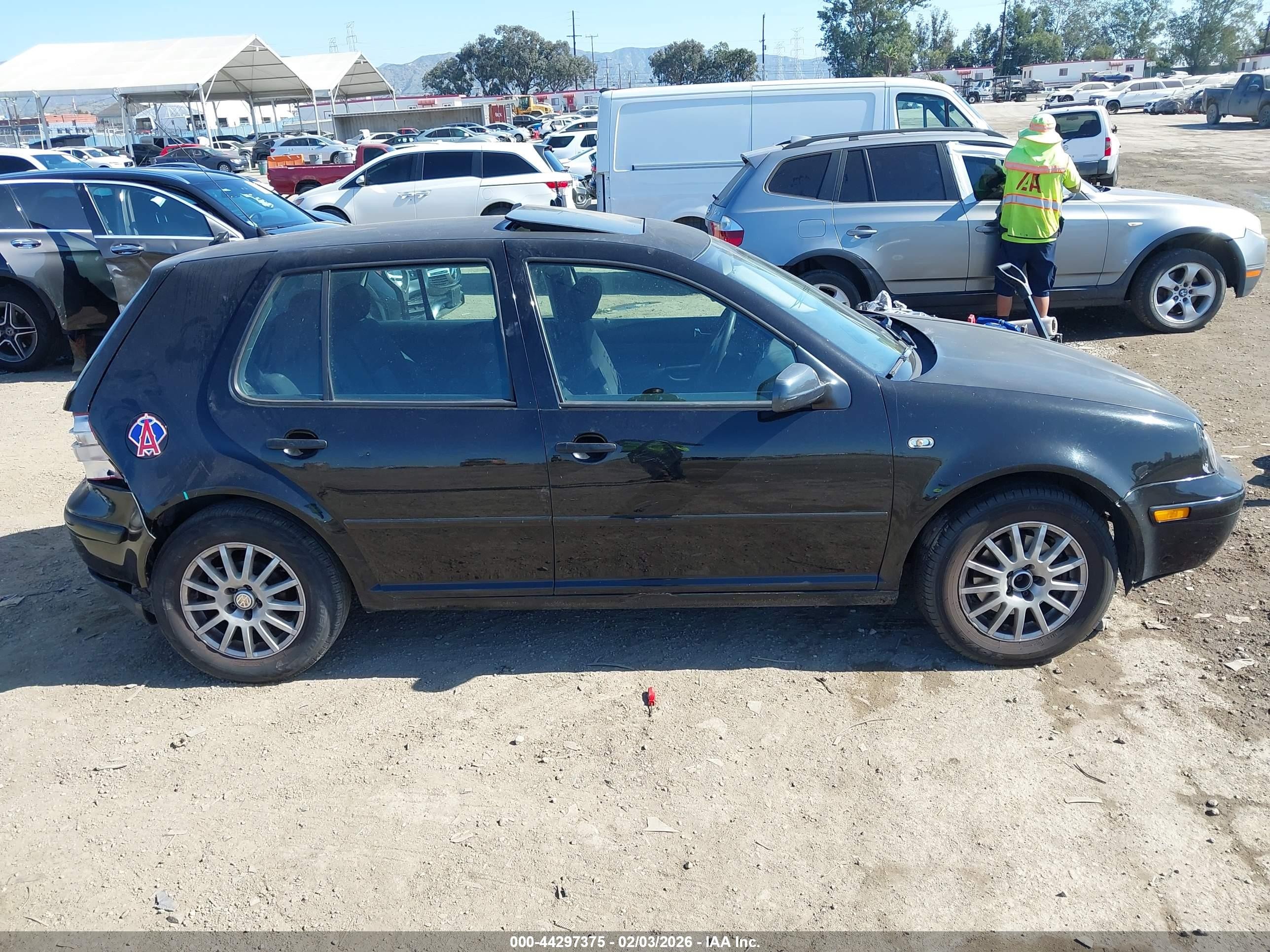 2004 Volkswagen Golf Gls 2.0l Black vin: 9BWGL61J344001552