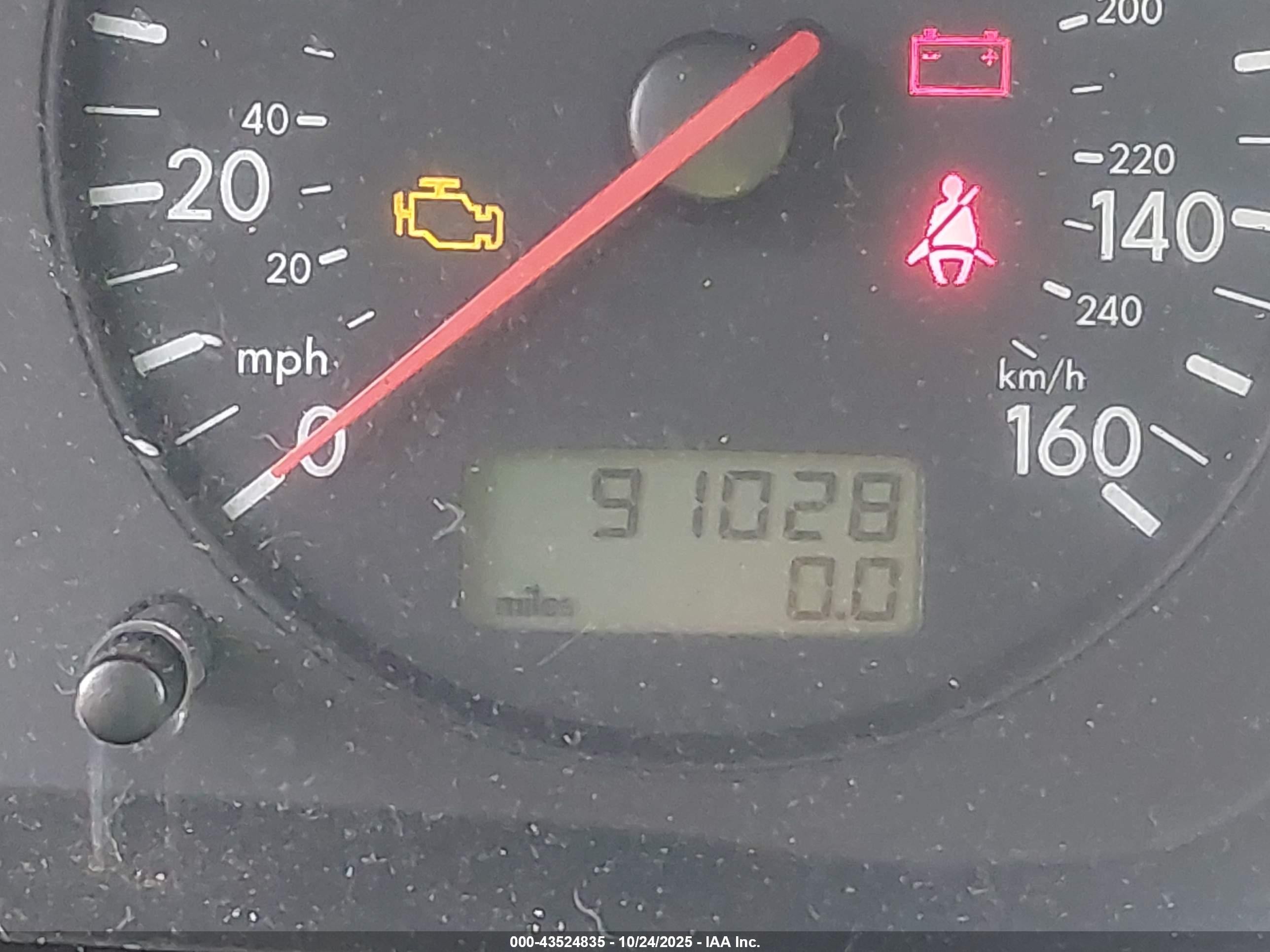2004 Volkswagen Golf Gls 2.0l Blue vin: 9BWGL61J344004936