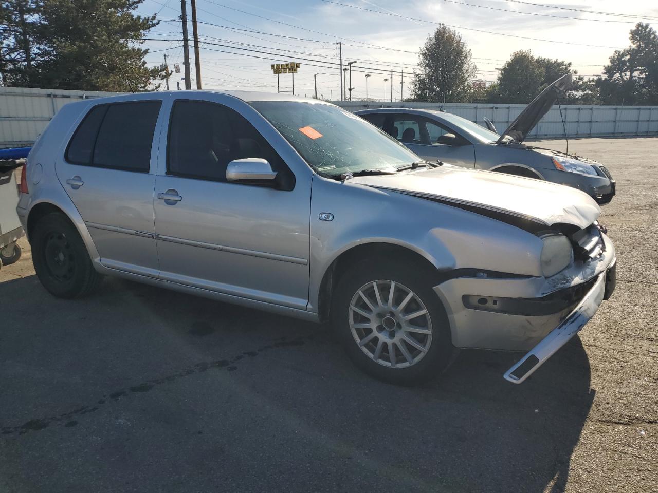 2004 Volkswagen Golf Gls Серебряный vin: 9BWGL61J344032445