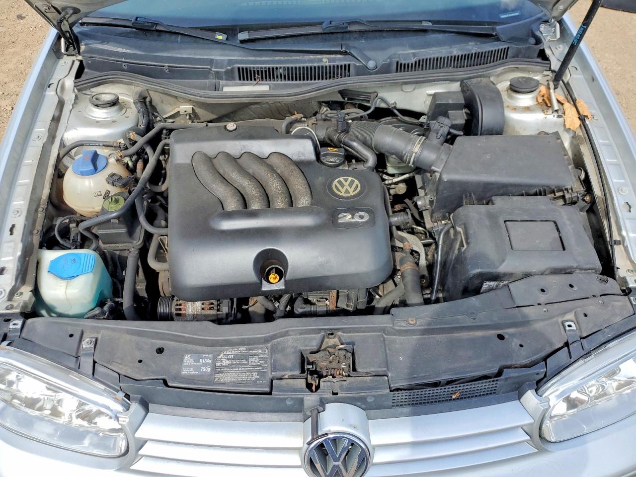 2004 Volkswagen Golf Gls Silver vin: 9BWGL61J344040853