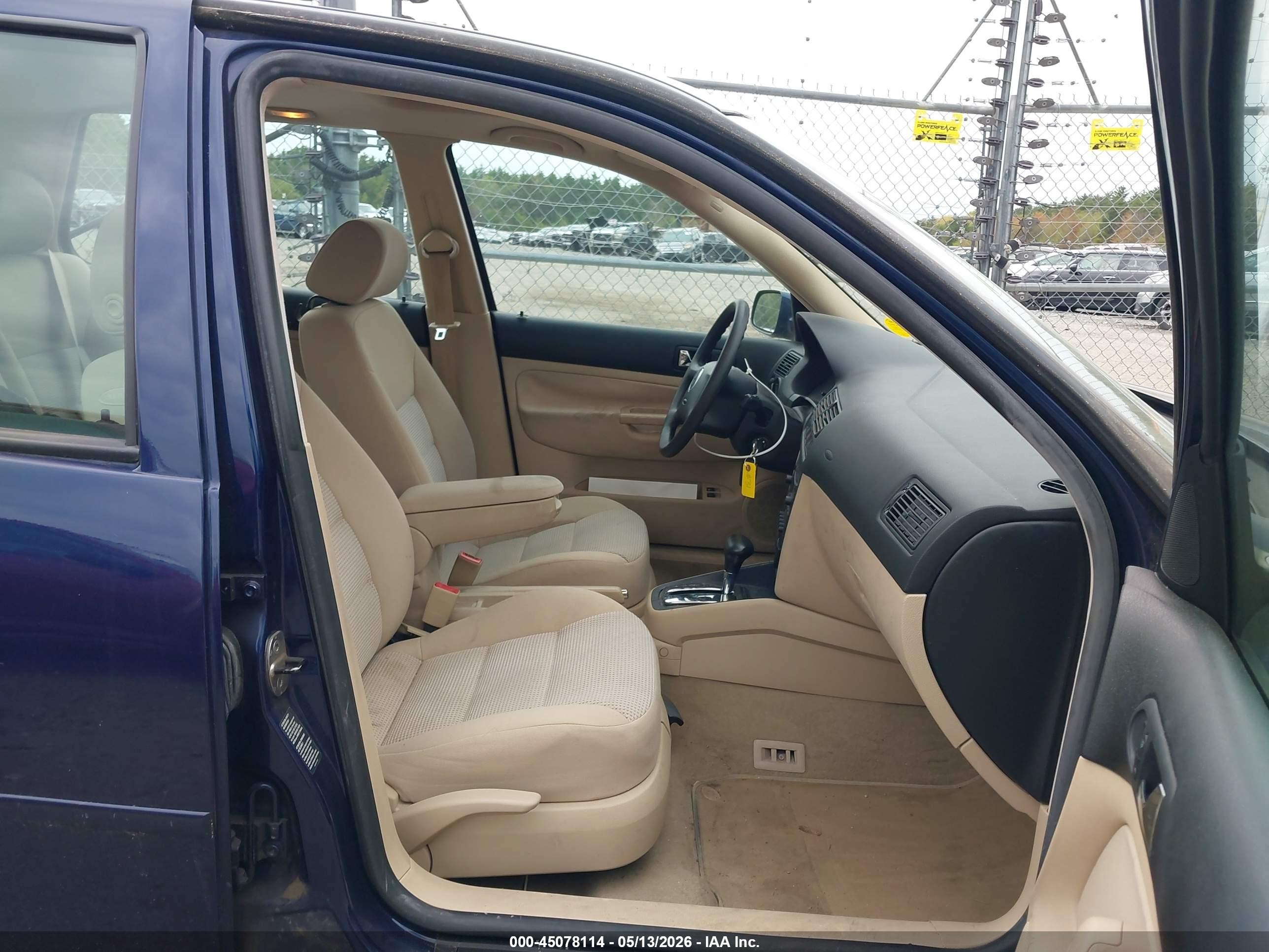 2004 Volkswagen Golf Gls 2.0l Blue vin: 9BWGL61J444004492
