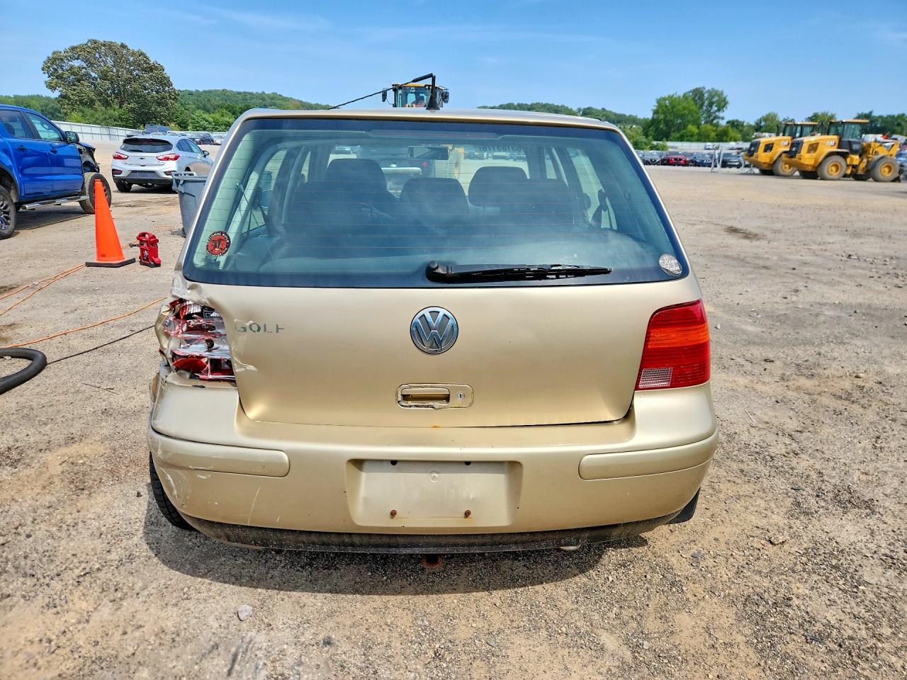 2004 Volkswagen Golf Gls Tan vin: 9BWGL61J444033460