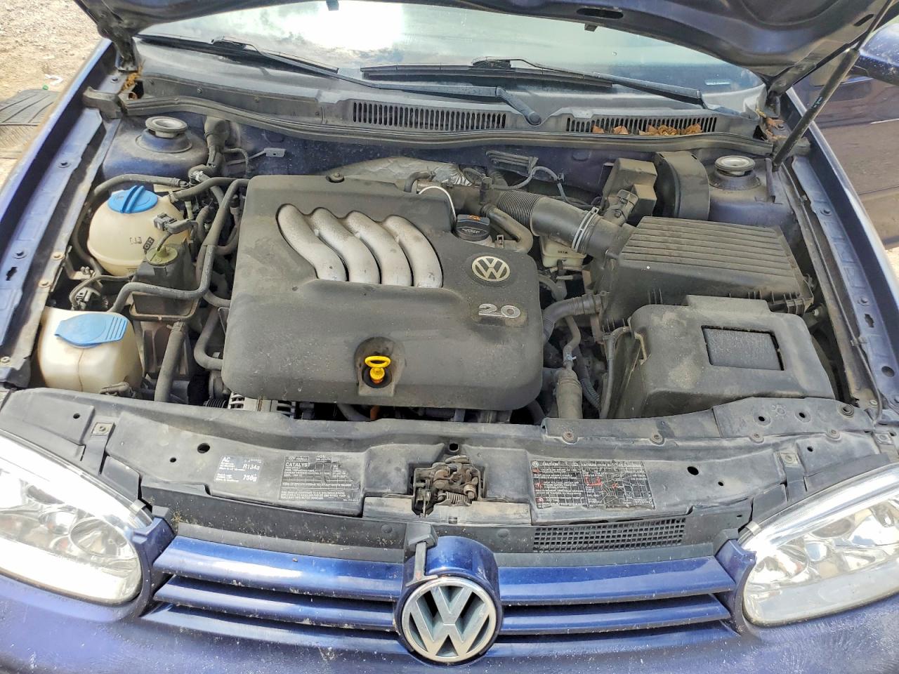 2006 Volkswagen Golf Gls Blue vin: 9BWGL61J564002527