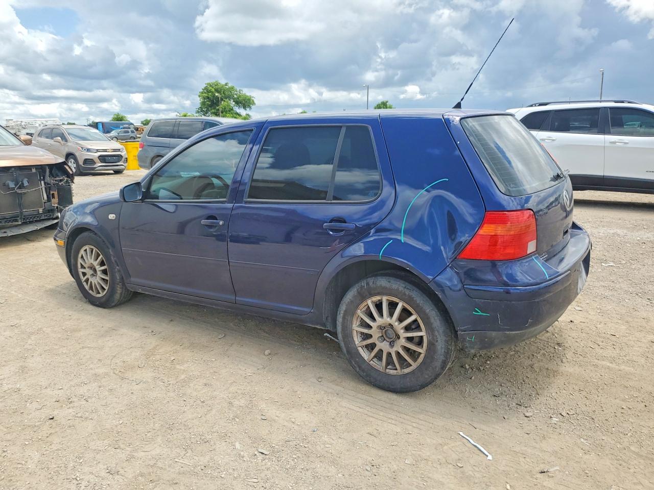 2006 Volkswagen Golf Gls Blue vin: 9BWGL61J564002527