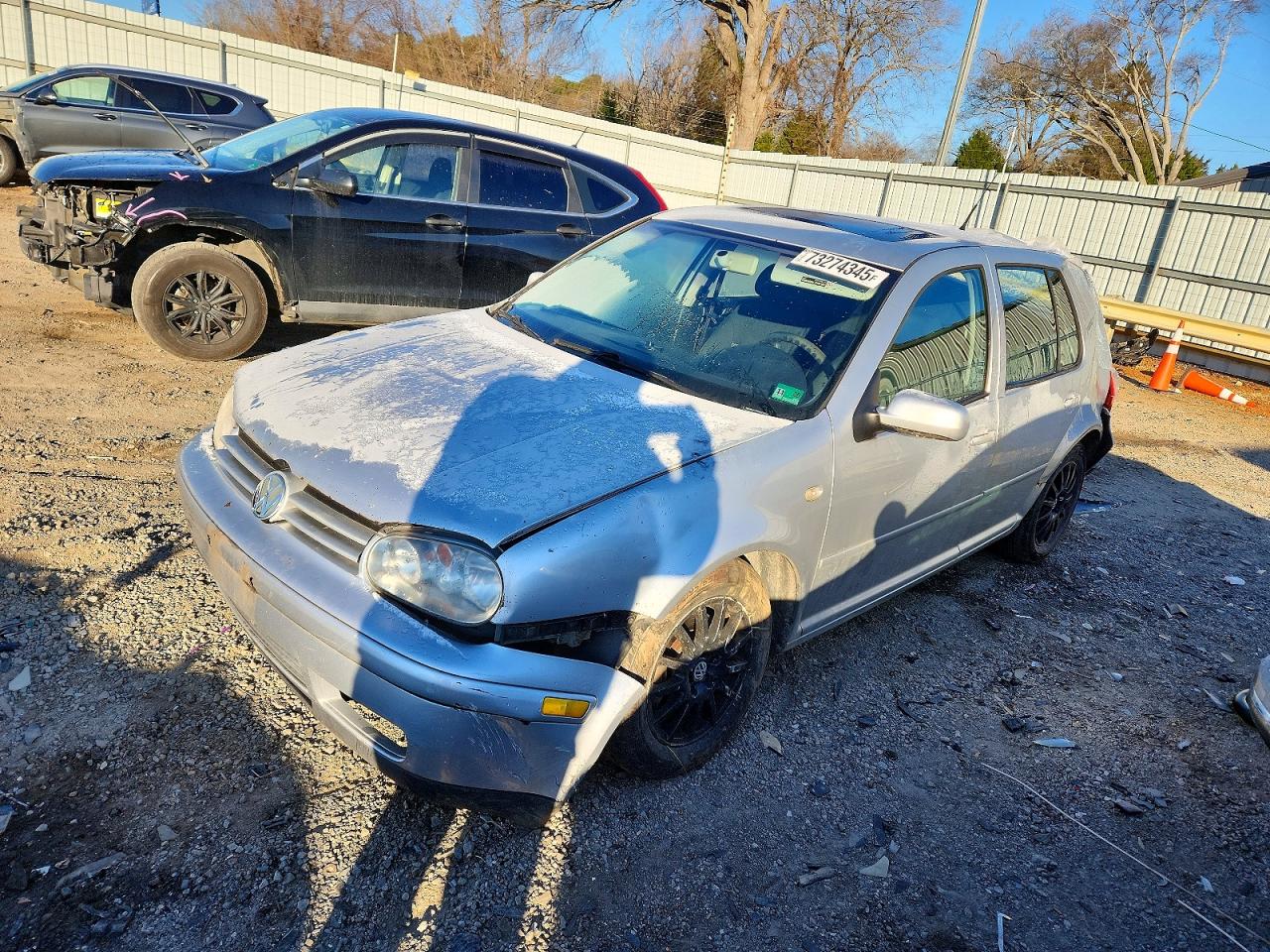 2004 Volkswagen Golf Gls Silver vin: 9BWGL61J744007838