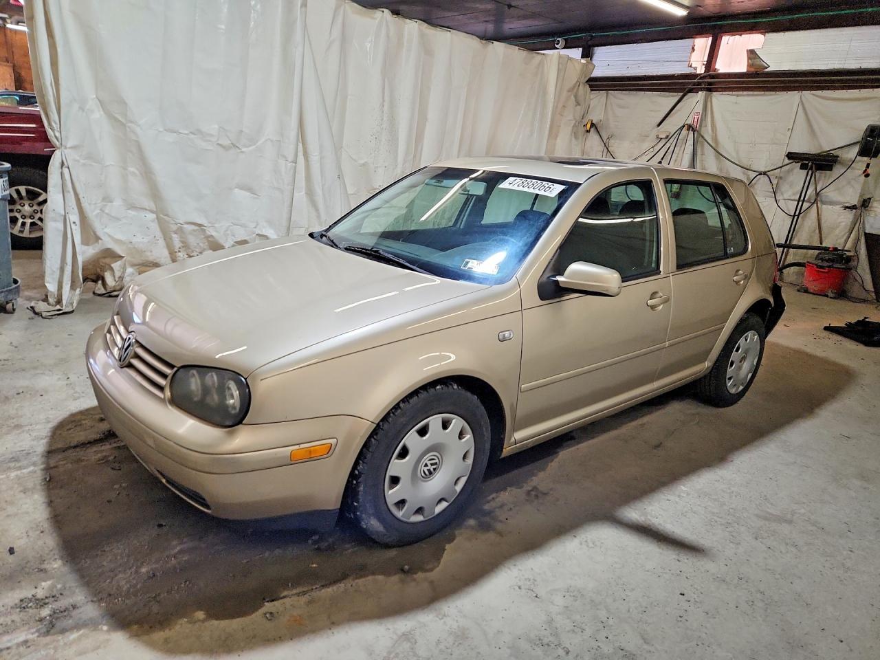 2004 Volkswagen Golf Gls Cream vin: 9BWGL61J844032697