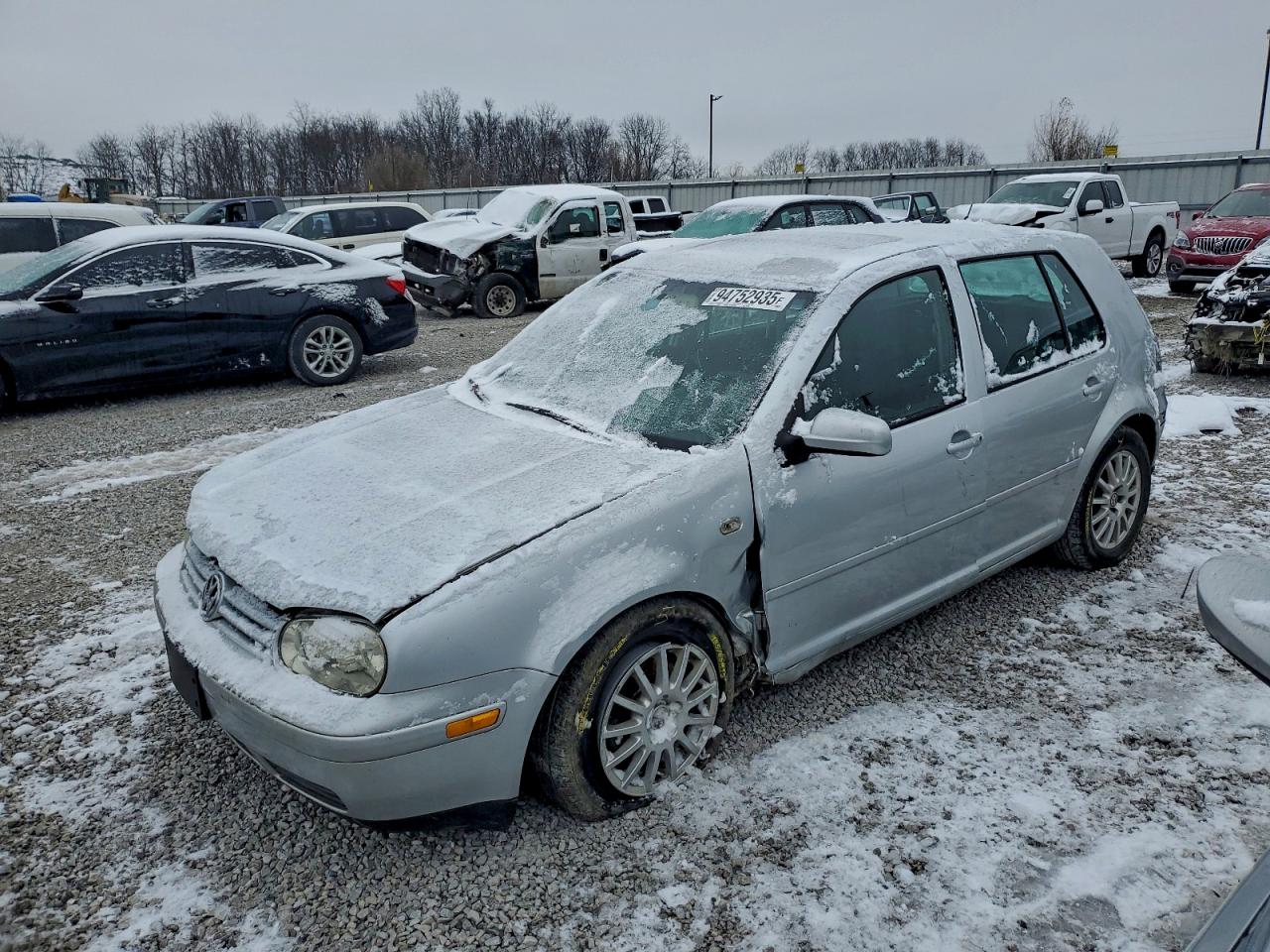 2004 Volkswagen Golf Gls Silver vin: 9BWGL61J844042968