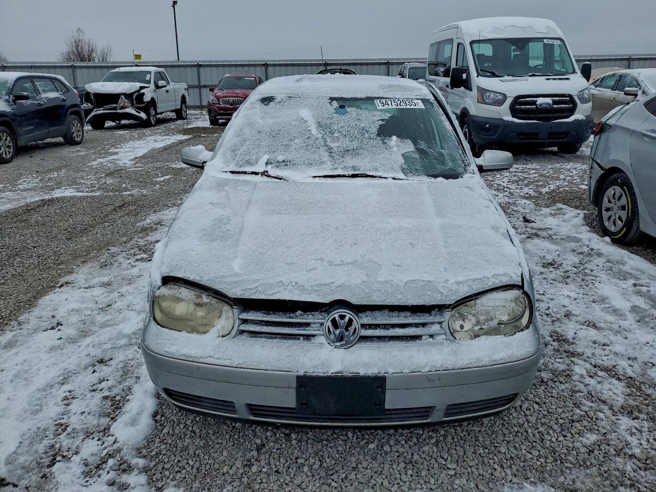 2004 Volkswagen Golf Gls Silver vin: 9BWGL61J844042968