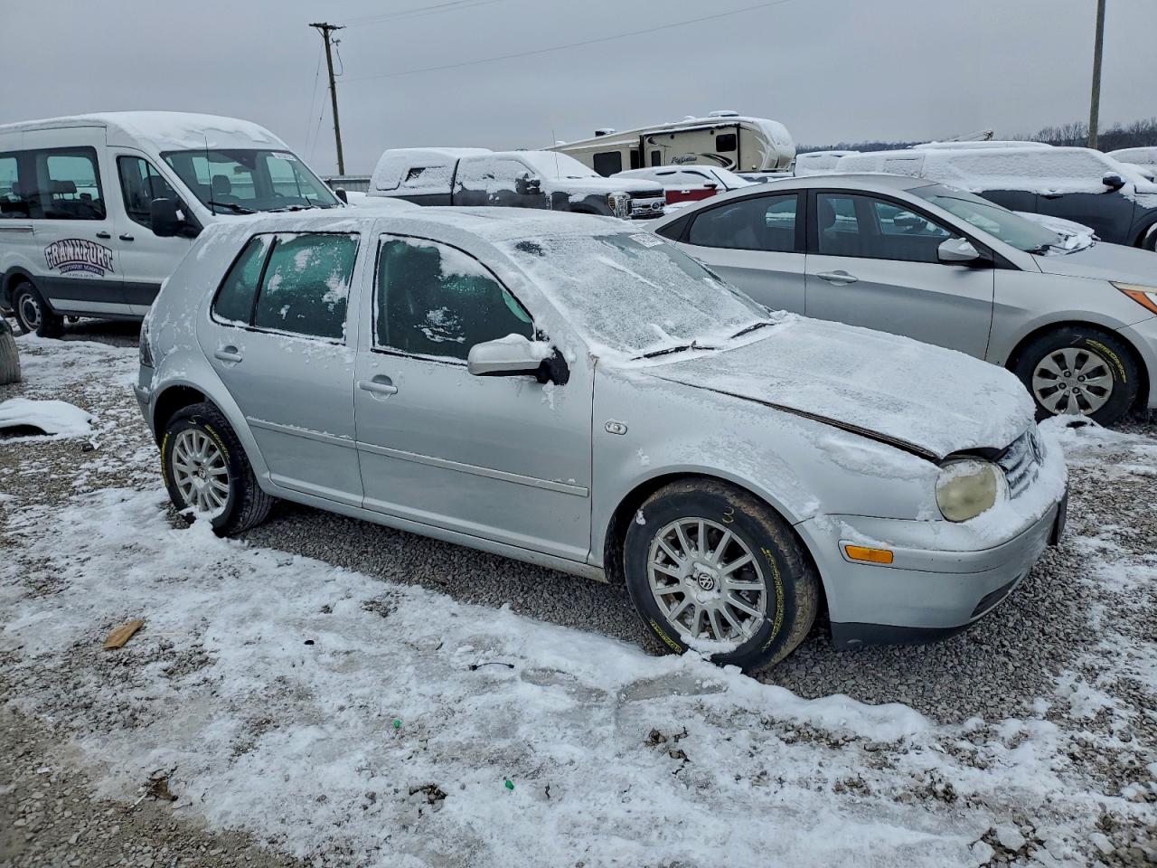 2004 Volkswagen Golf Gls Silver vin: 9BWGL61J844042968