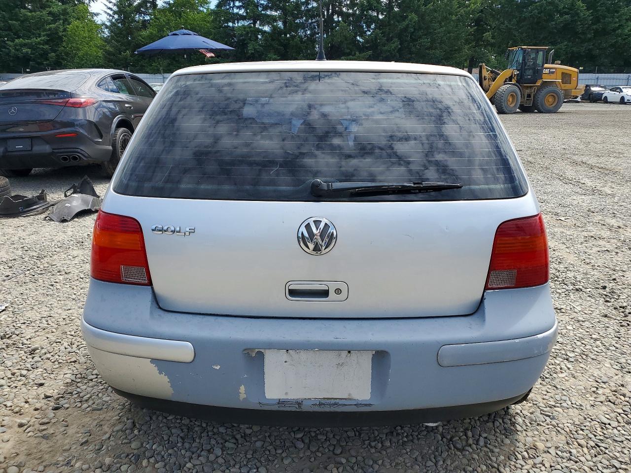 2005 Volkswagen Golf Gls Silver vin: 9BWGL61J854005601