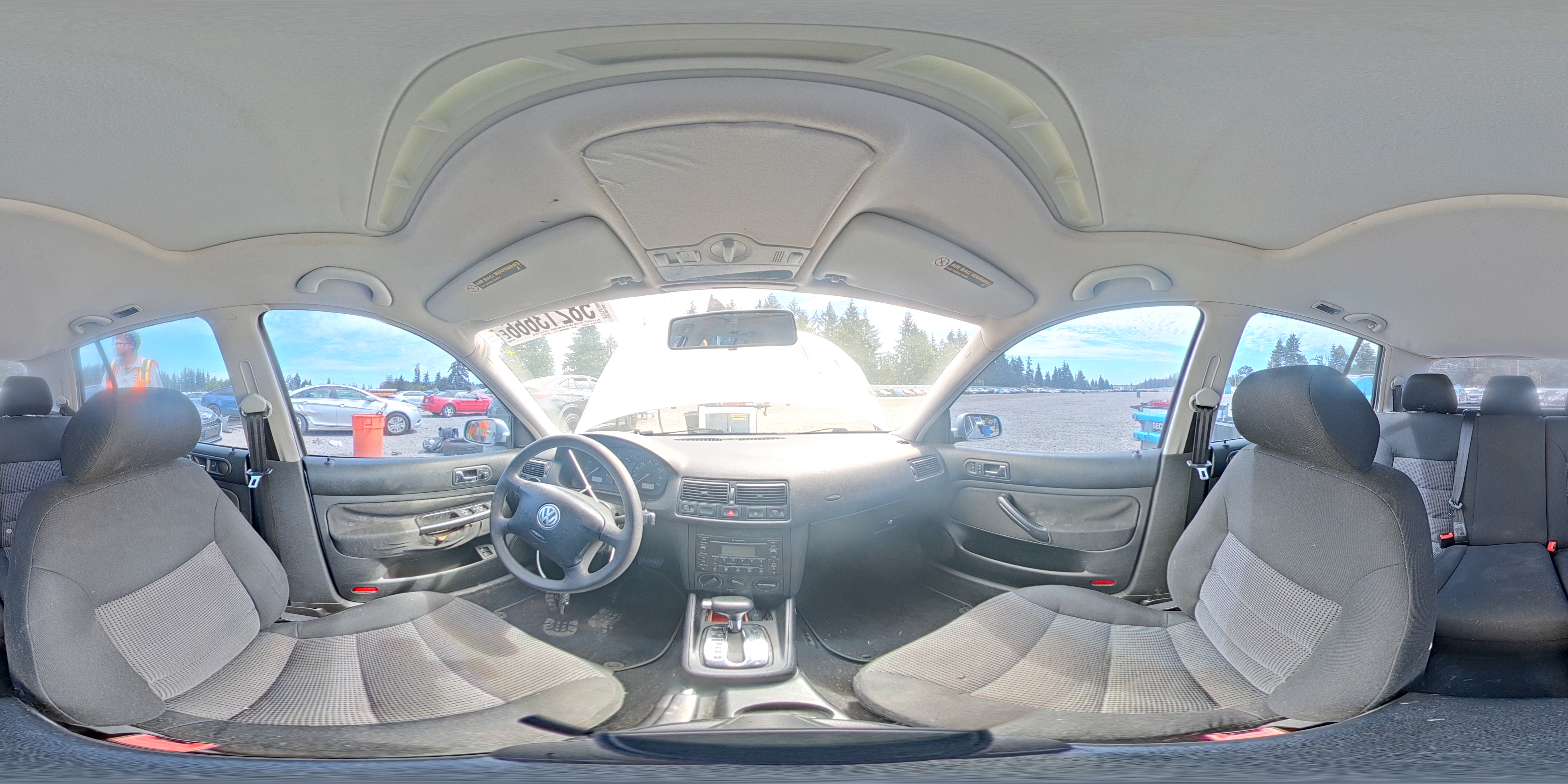 2005 Volkswagen Golf Gls Silver vin: 9BWGL61J854005601