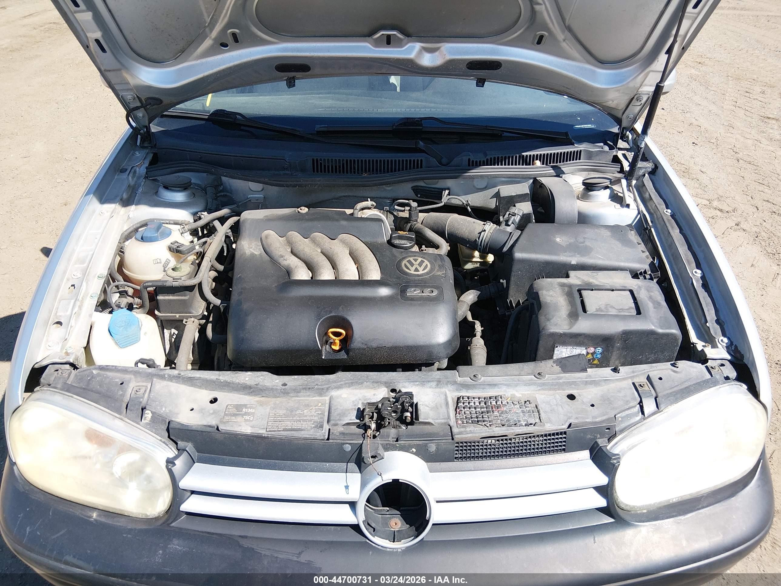 2004 Volkswagen Golf Gls 2.0l Серебряный vin: 9BWGL61J944007856