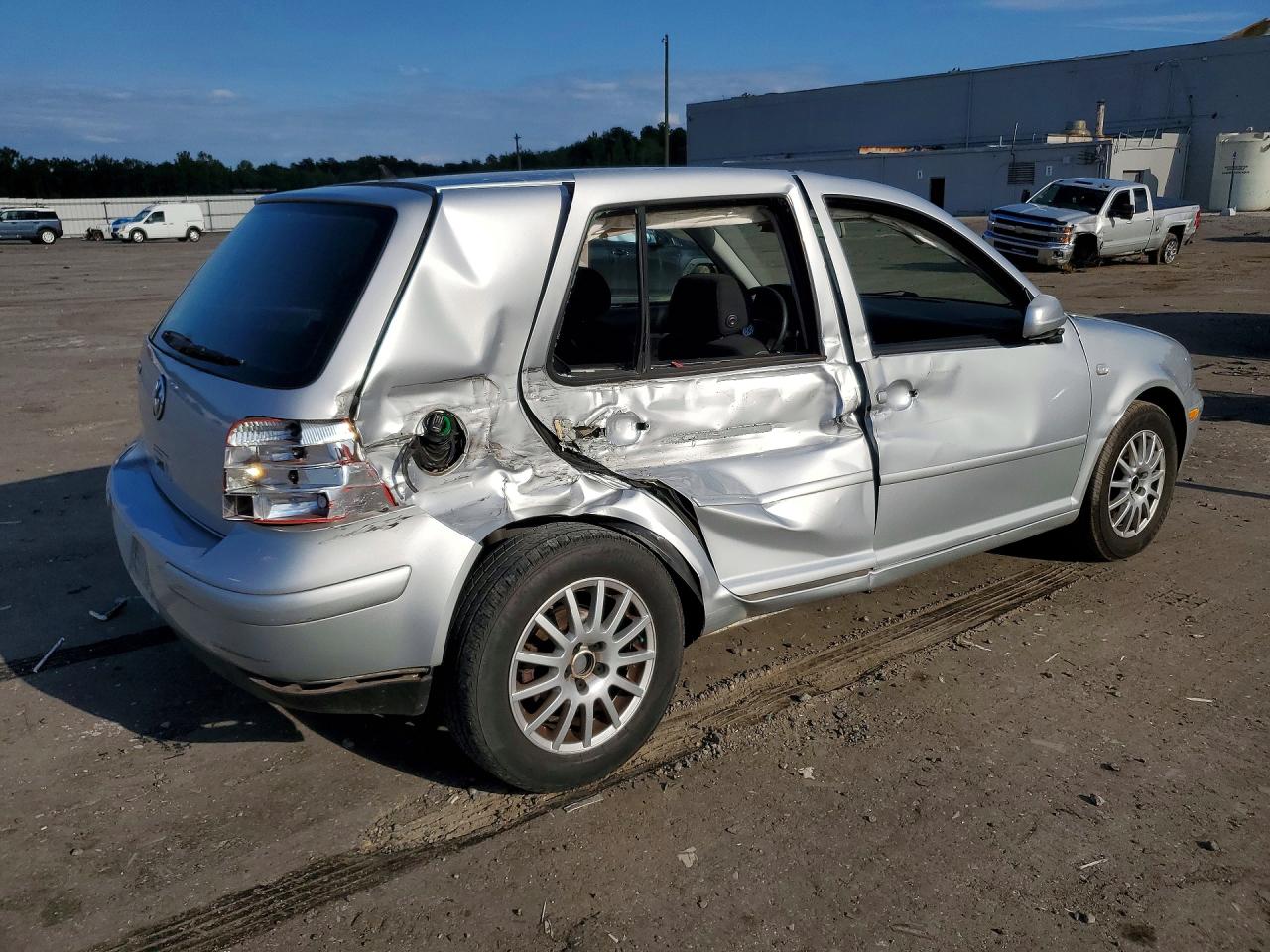 2004 Volkswagen Golf Gls Silver vin: 9BWGL61J944017772