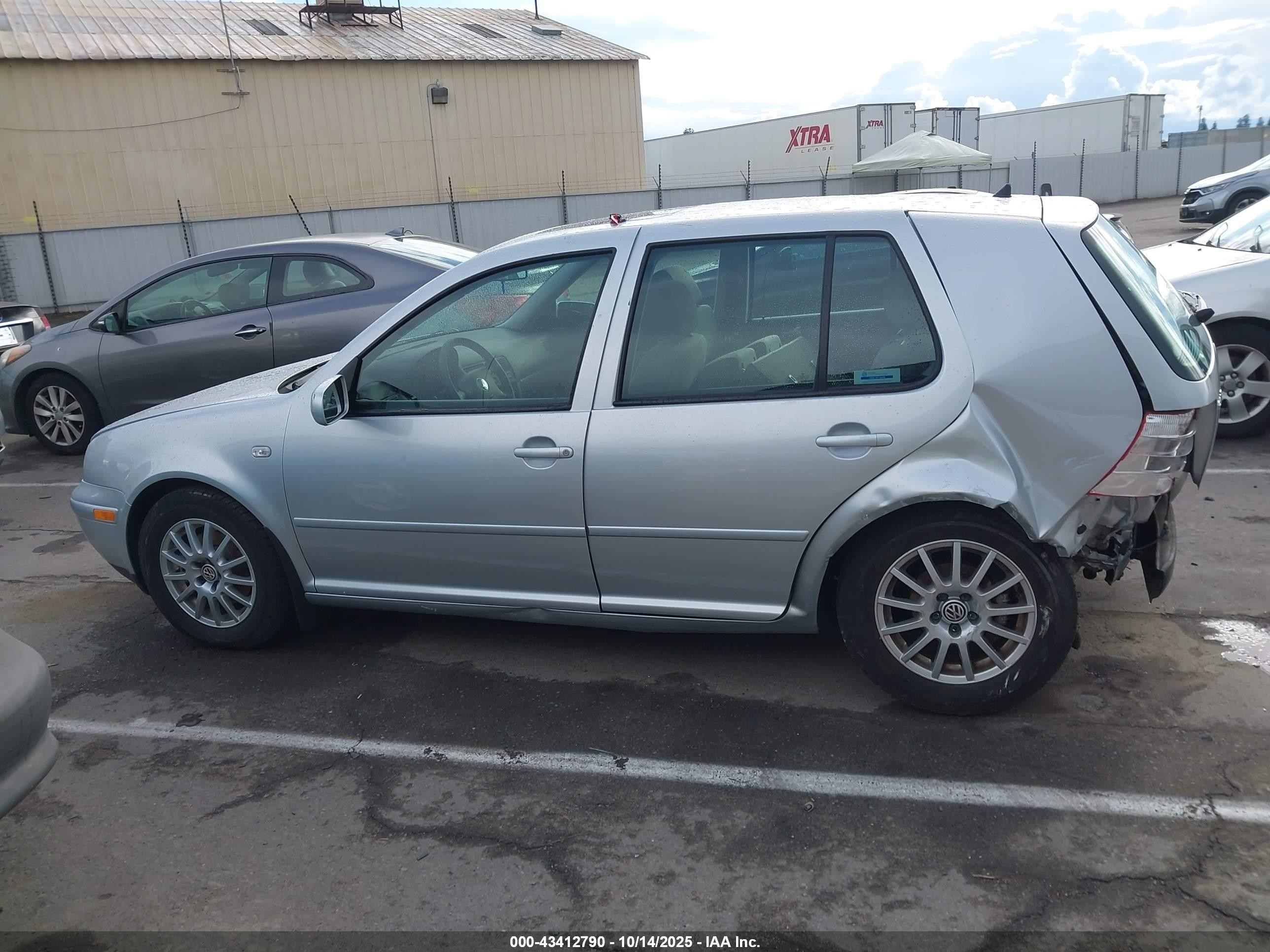 2004 Volkswagen Golf Gls 2.0l Silver vin: 9BWGL61J944031901