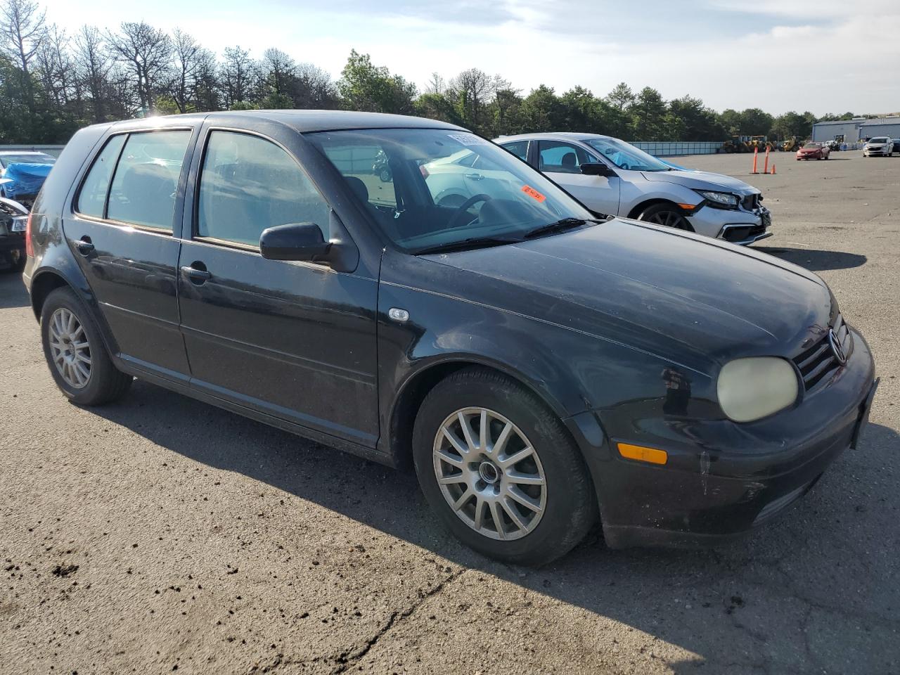 2005 Volkswagen Golf Gls Black vin: 9BWGL61JX54002375