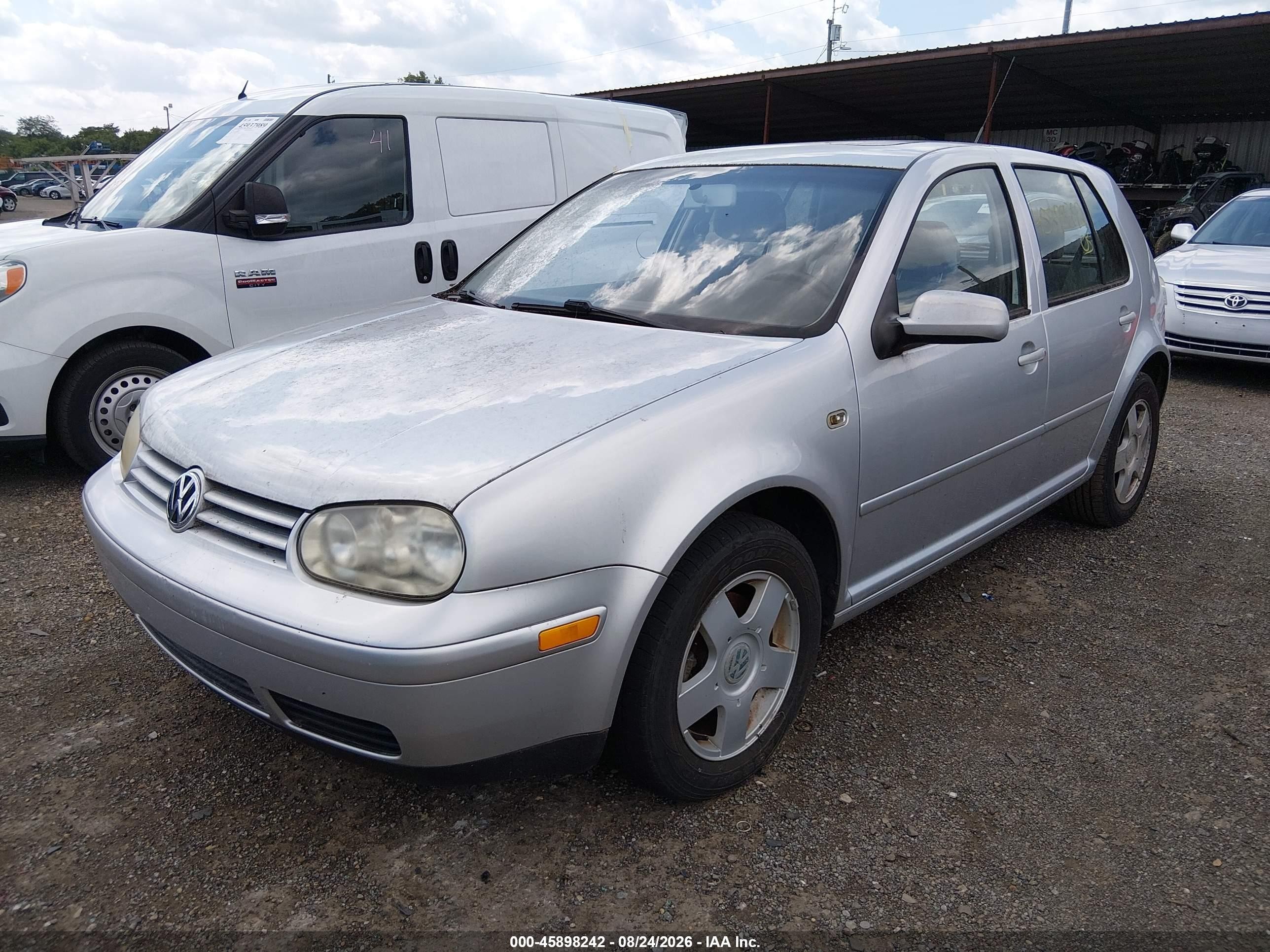 2001 Volkswagen Golf Gls Tdi Silver vin: 9BWGP21J314008106