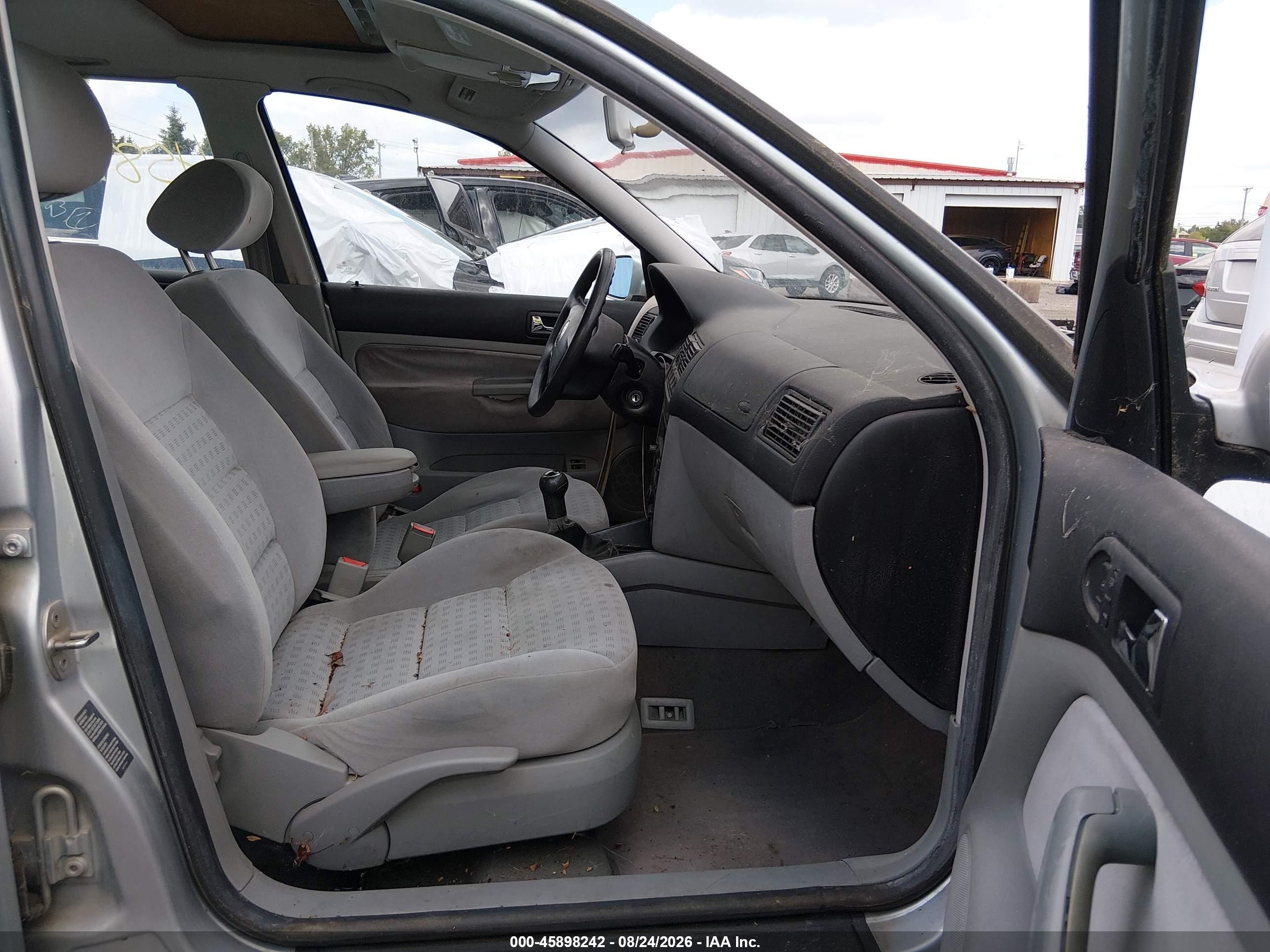 2001 Volkswagen Golf Gls Tdi Silver vin: 9BWGP21J314008106