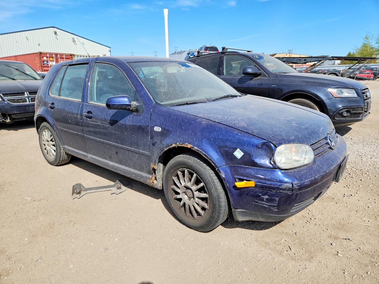 2003 Volkswagen Golf Gls Tdi Blue vin: 9BWGP21J734064715