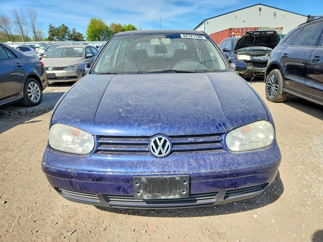 2003 Volkswagen Golf Gls Tdi Blue vin: 9BWGP21J734064715