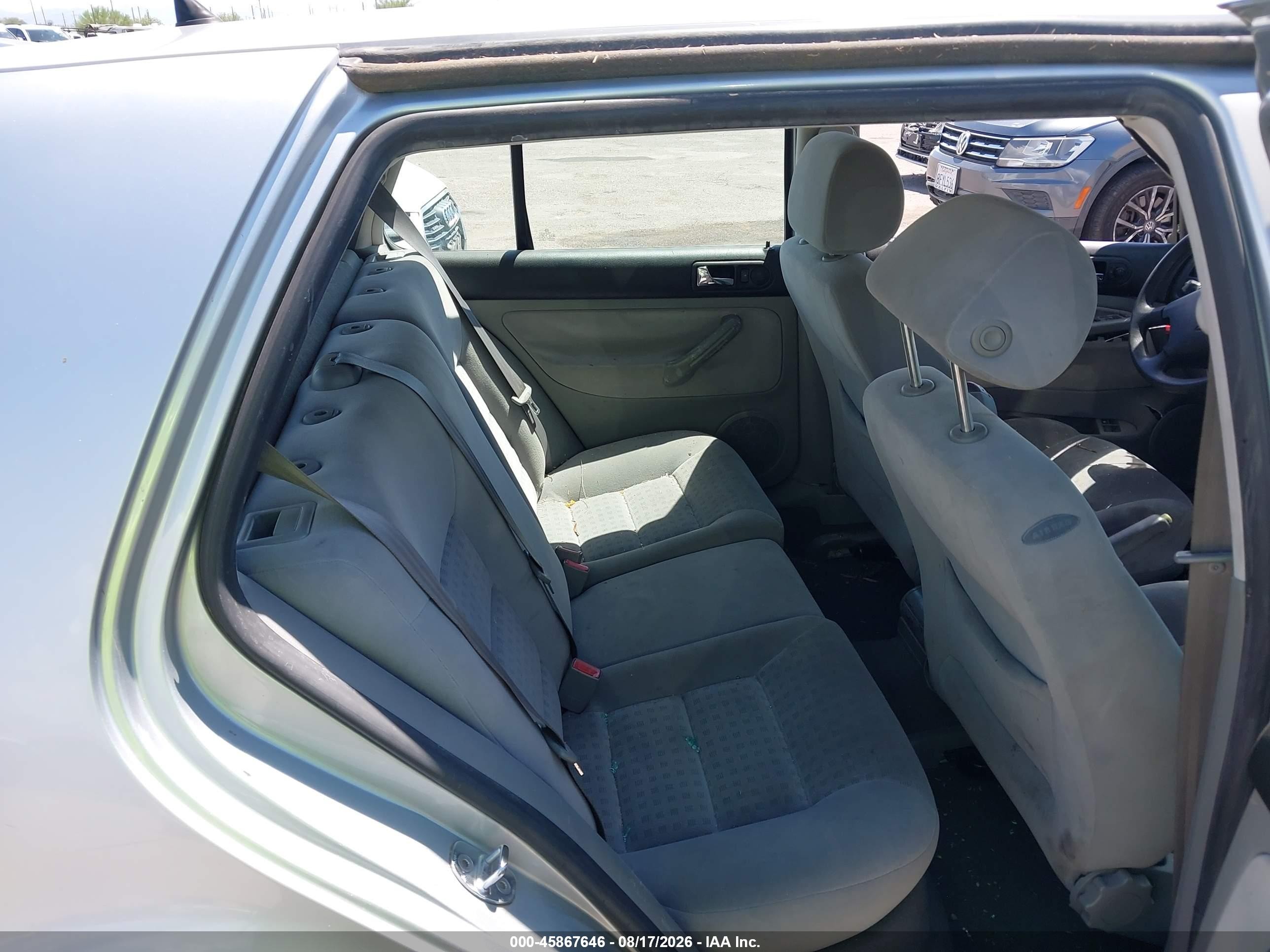 2002 Volkswagen Golf Gls Silver vin: 9BWGP61J024059586