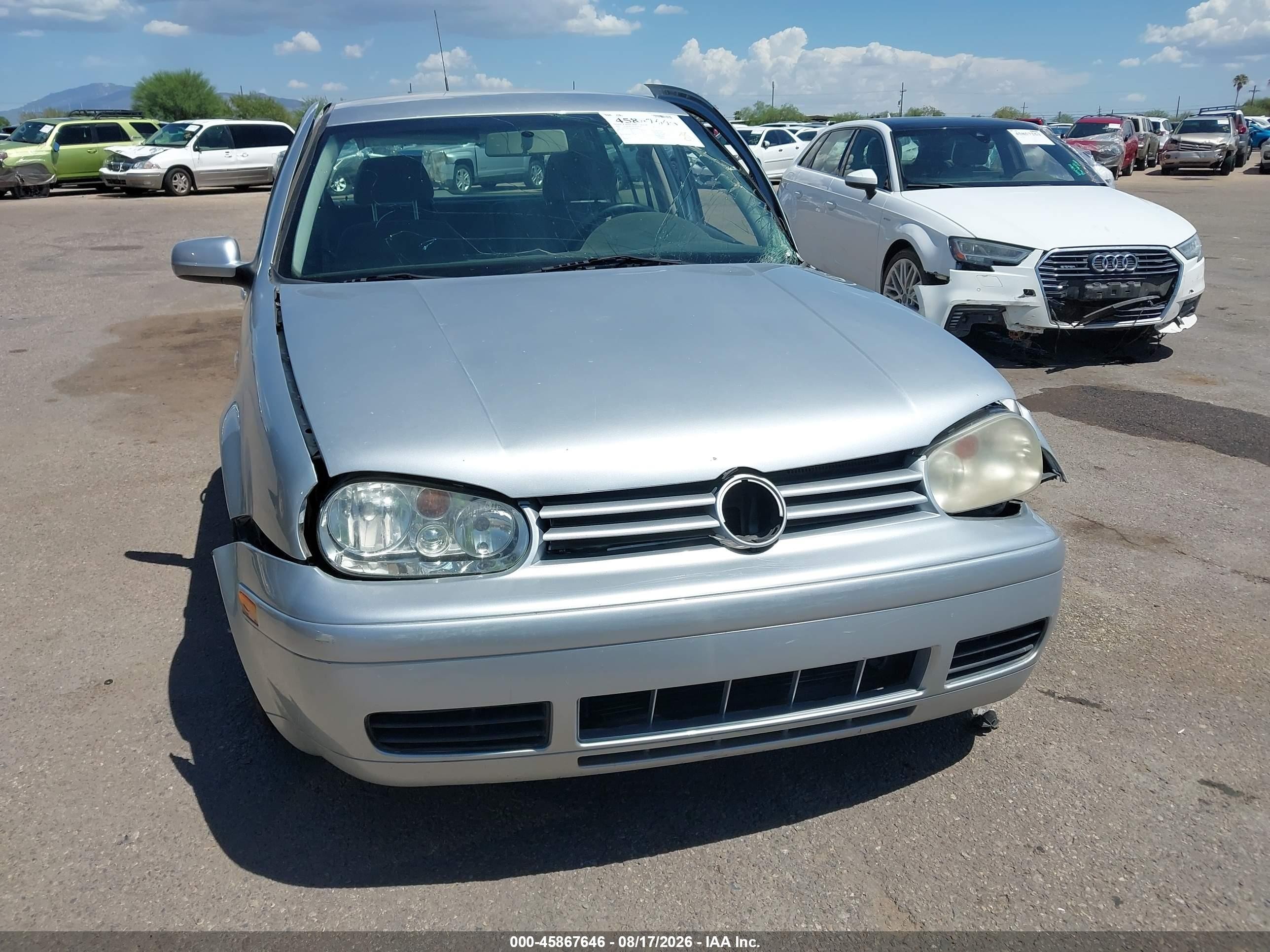 2002 Volkswagen Golf Gls Silver vin: 9BWGP61J024059586