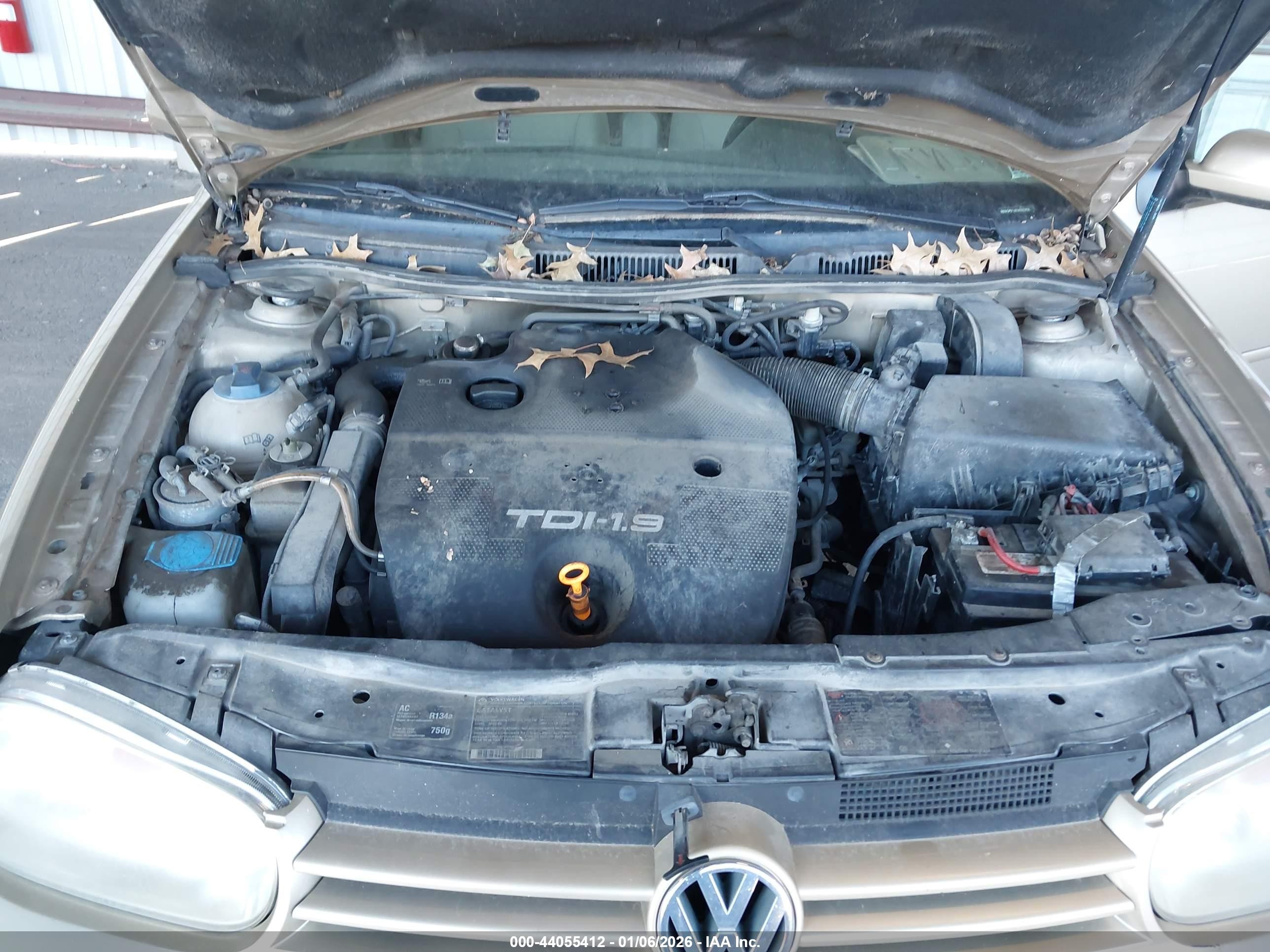 2003 Volkswagen Golf Gls Tdi Gold vin: 9BWGP61J034057435