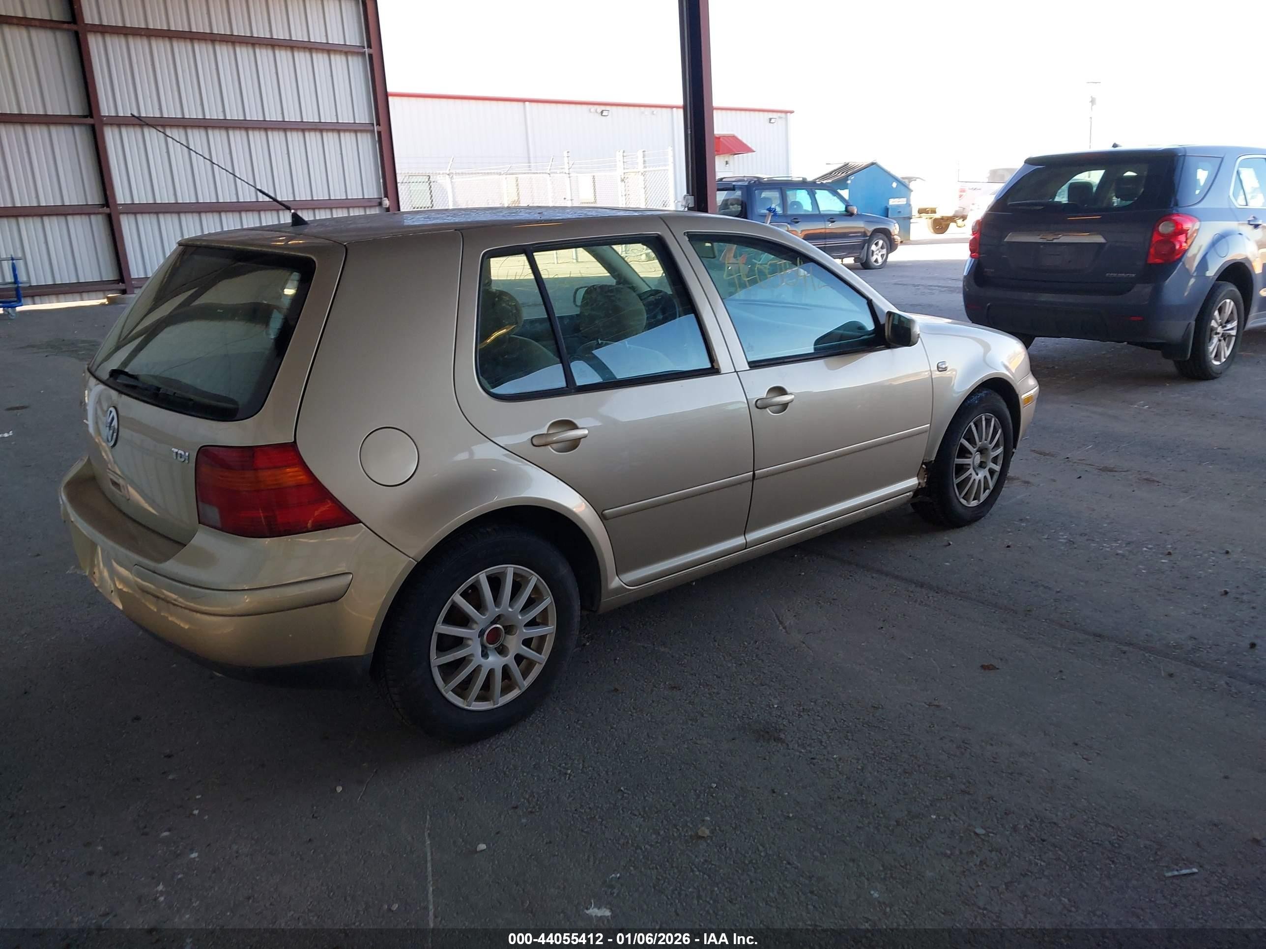 2003 Volkswagen Golf Gls Tdi Gold vin: 9BWGP61J034057435