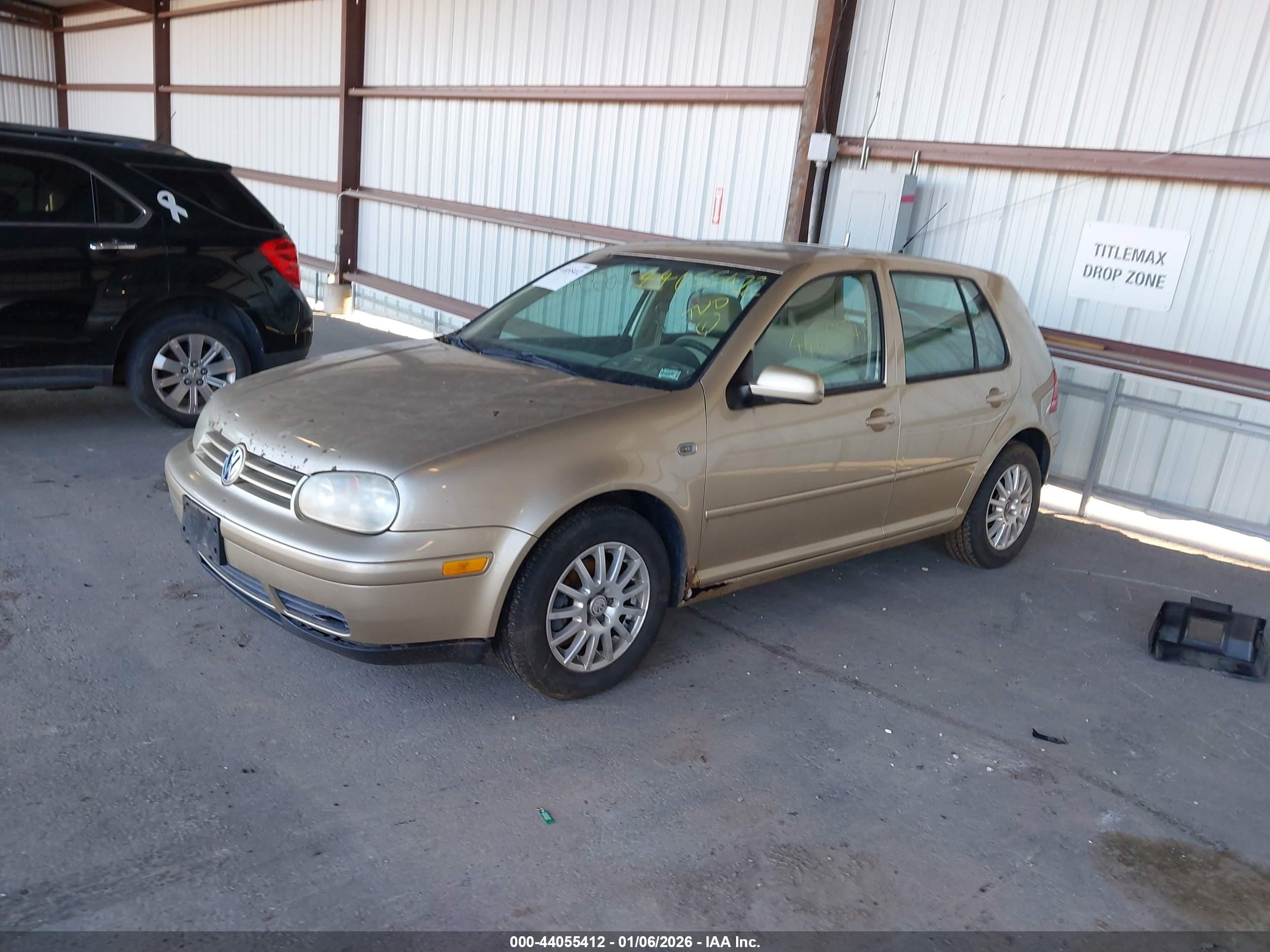 2003 Volkswagen Golf Gls Tdi Gold vin: 9BWGP61J034057435