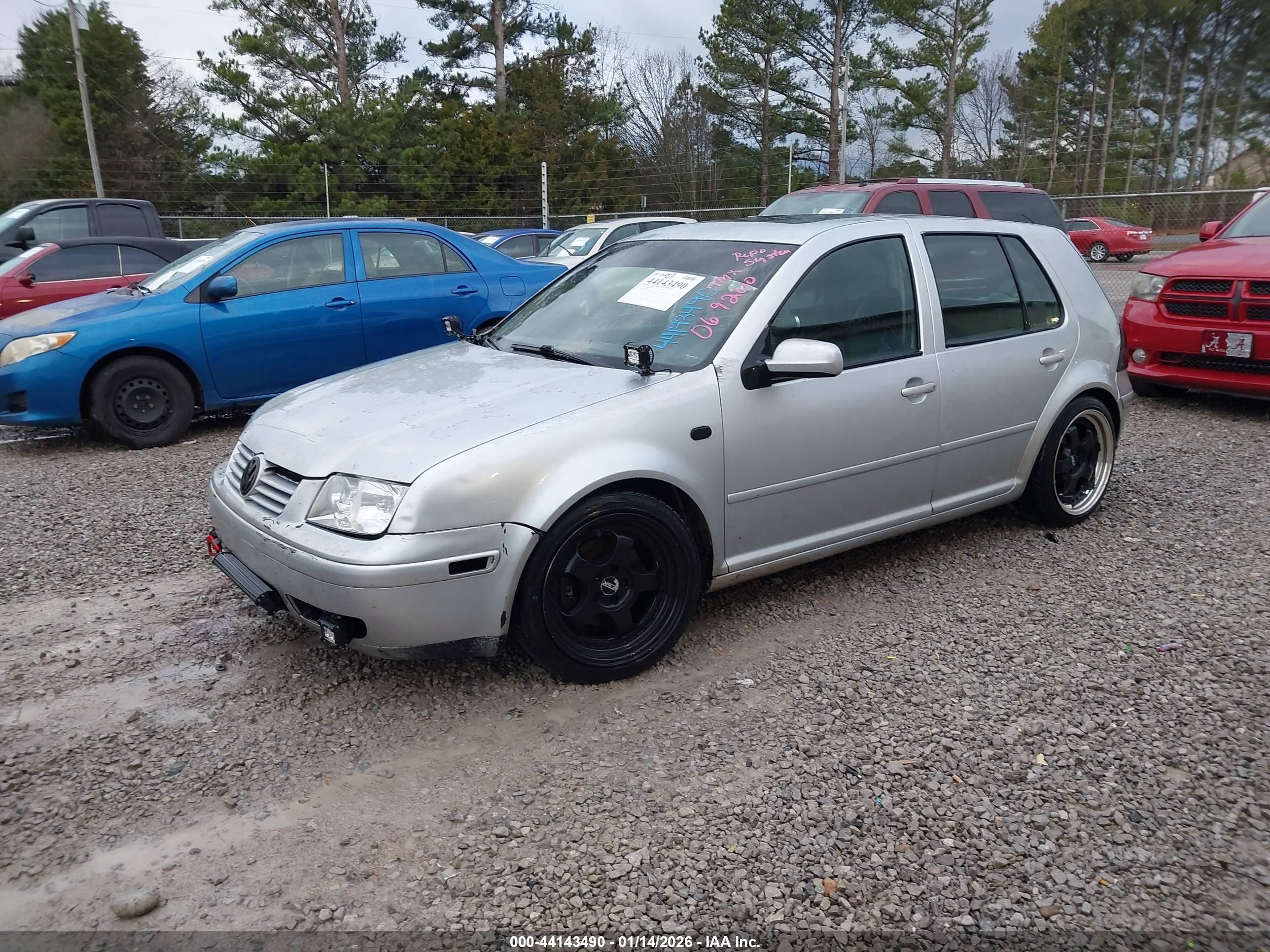 2003 Volkswagen Golf Gls Tdi Silver vin: 9BWGP61J034069200