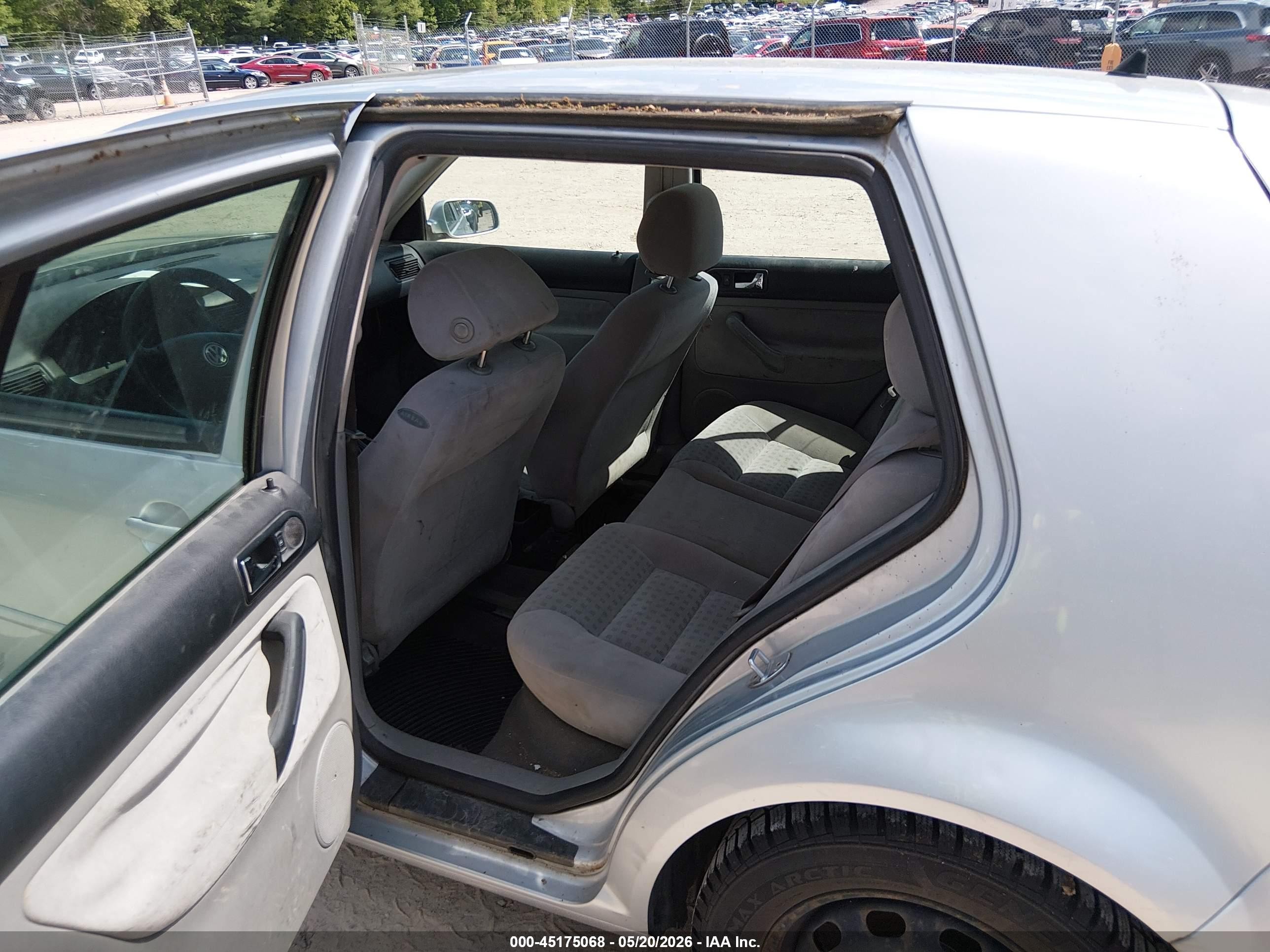 2002 Volkswagen Golf Gls Tdi Silver vin: 9BWGP61J224074896