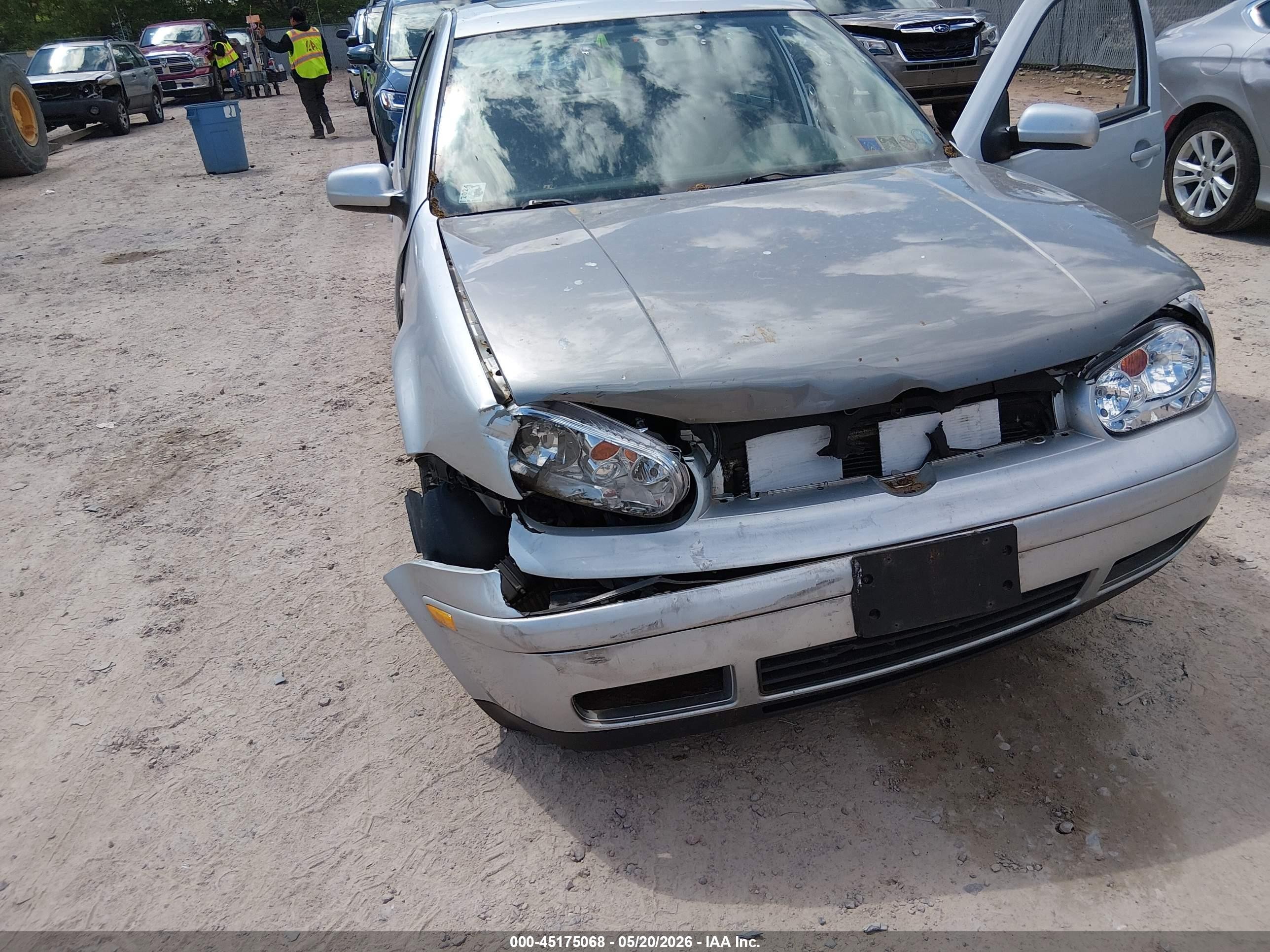 2002 Volkswagen Golf Gls Tdi Silver vin: 9BWGP61J224074896