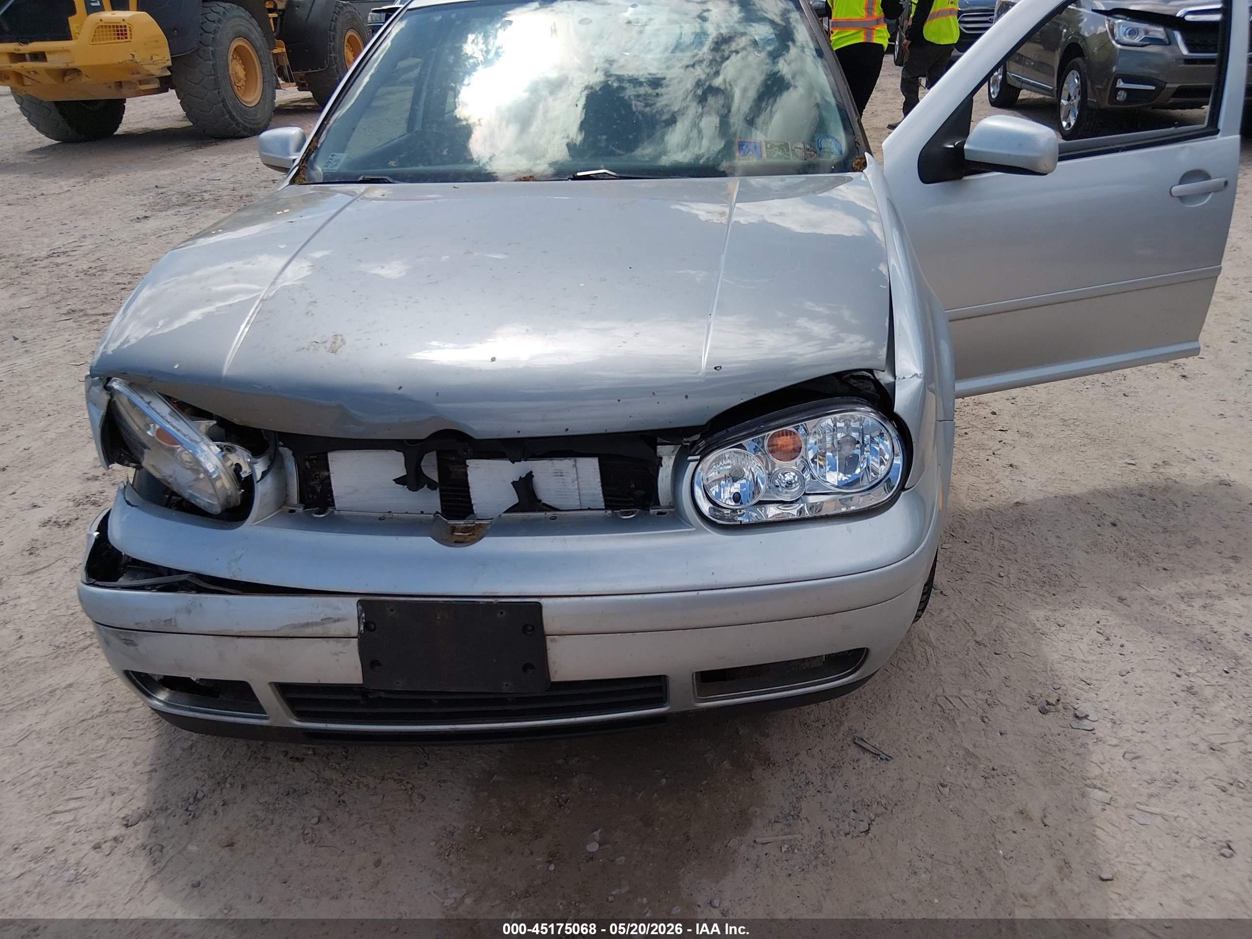 2002 Volkswagen Golf Gls Tdi Silver vin: 9BWGP61J224074896