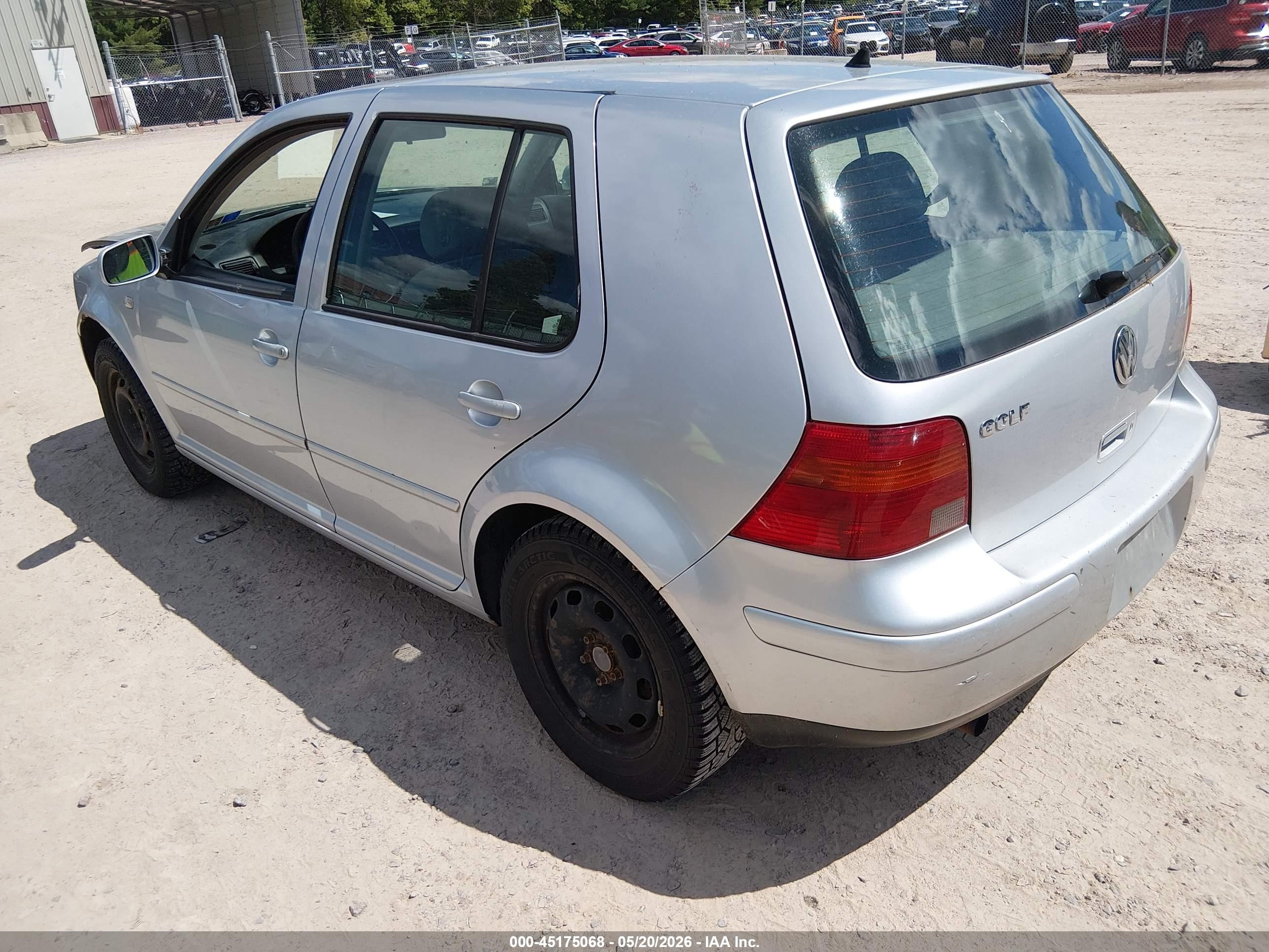 2002 Volkswagen Golf Gls Tdi Silver vin: 9BWGP61J224074896