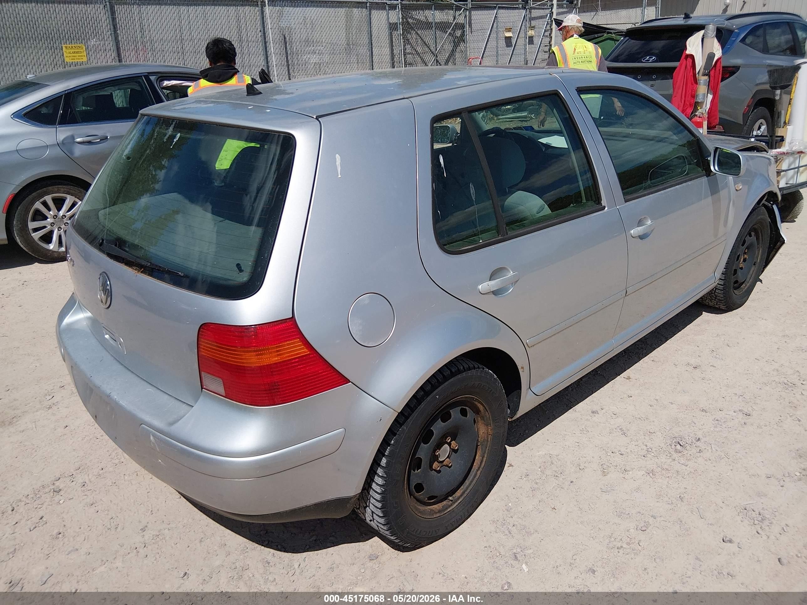 2002 Volkswagen Golf Gls Tdi Silver vin: 9BWGP61J224074896