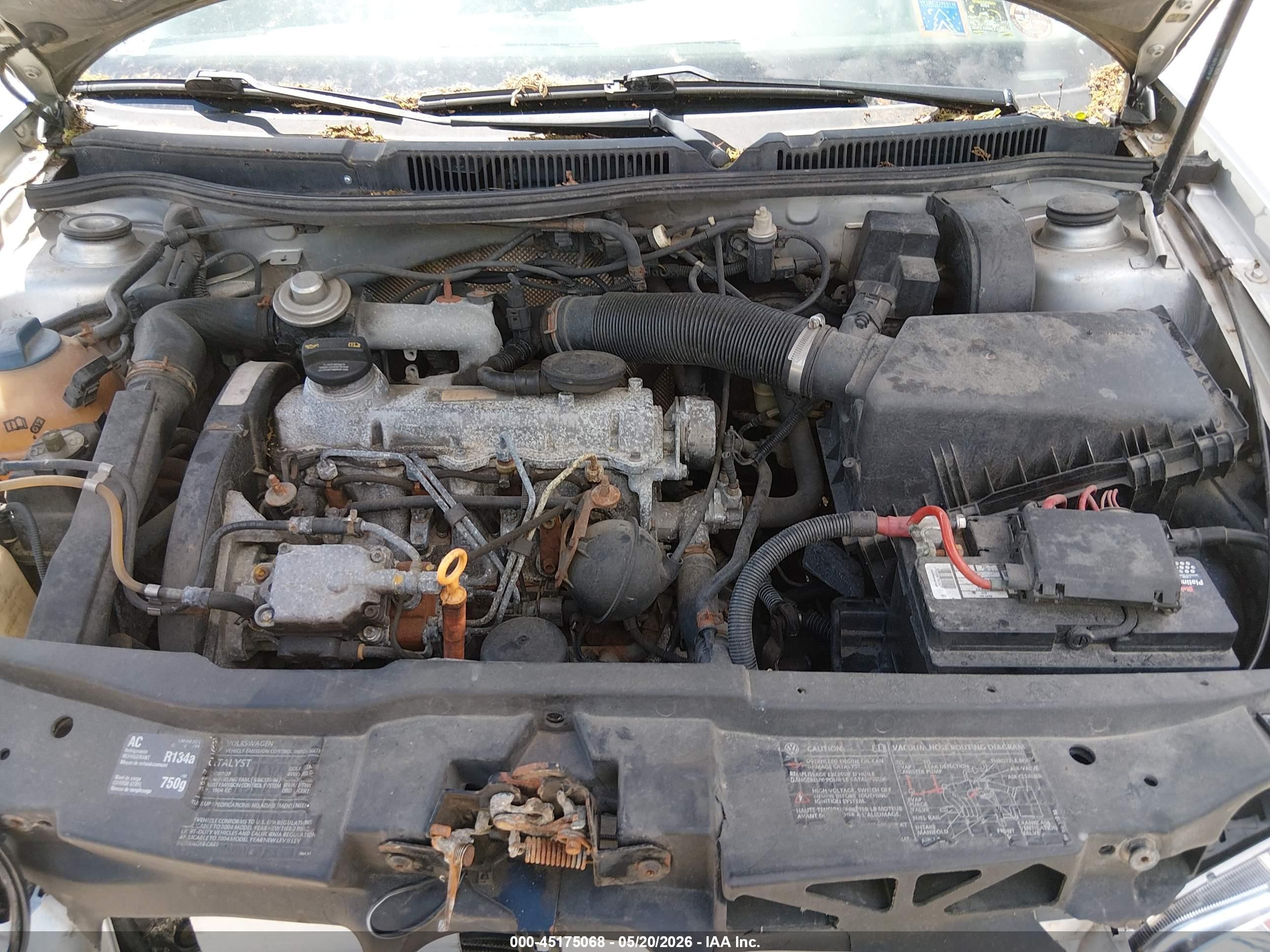 2002 Volkswagen Golf Gls Tdi Silver vin: 9BWGP61J224074896