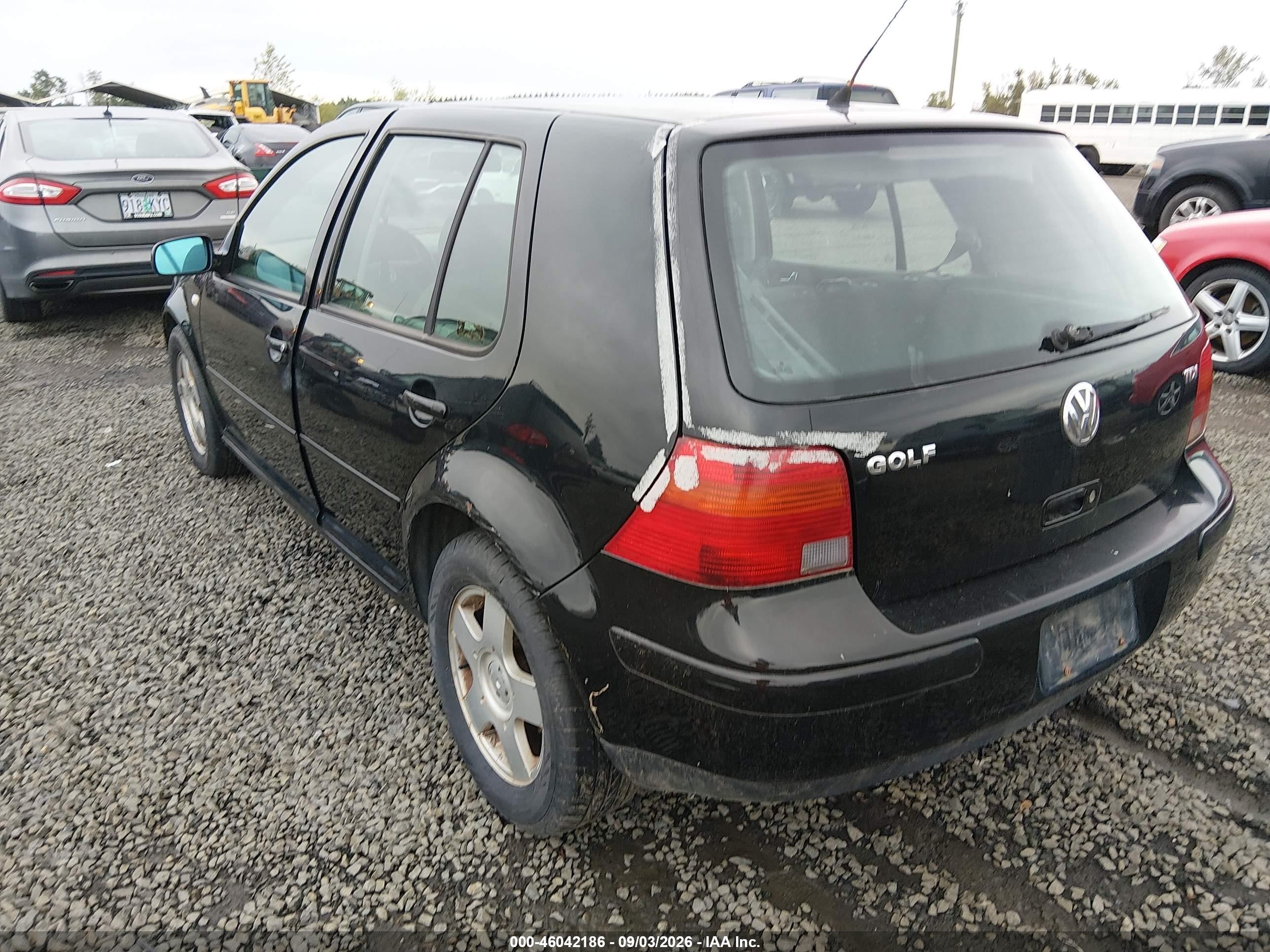 2002 Volkswagen Golf Gls Tdi Черный vin: 9BWGP61J324035654