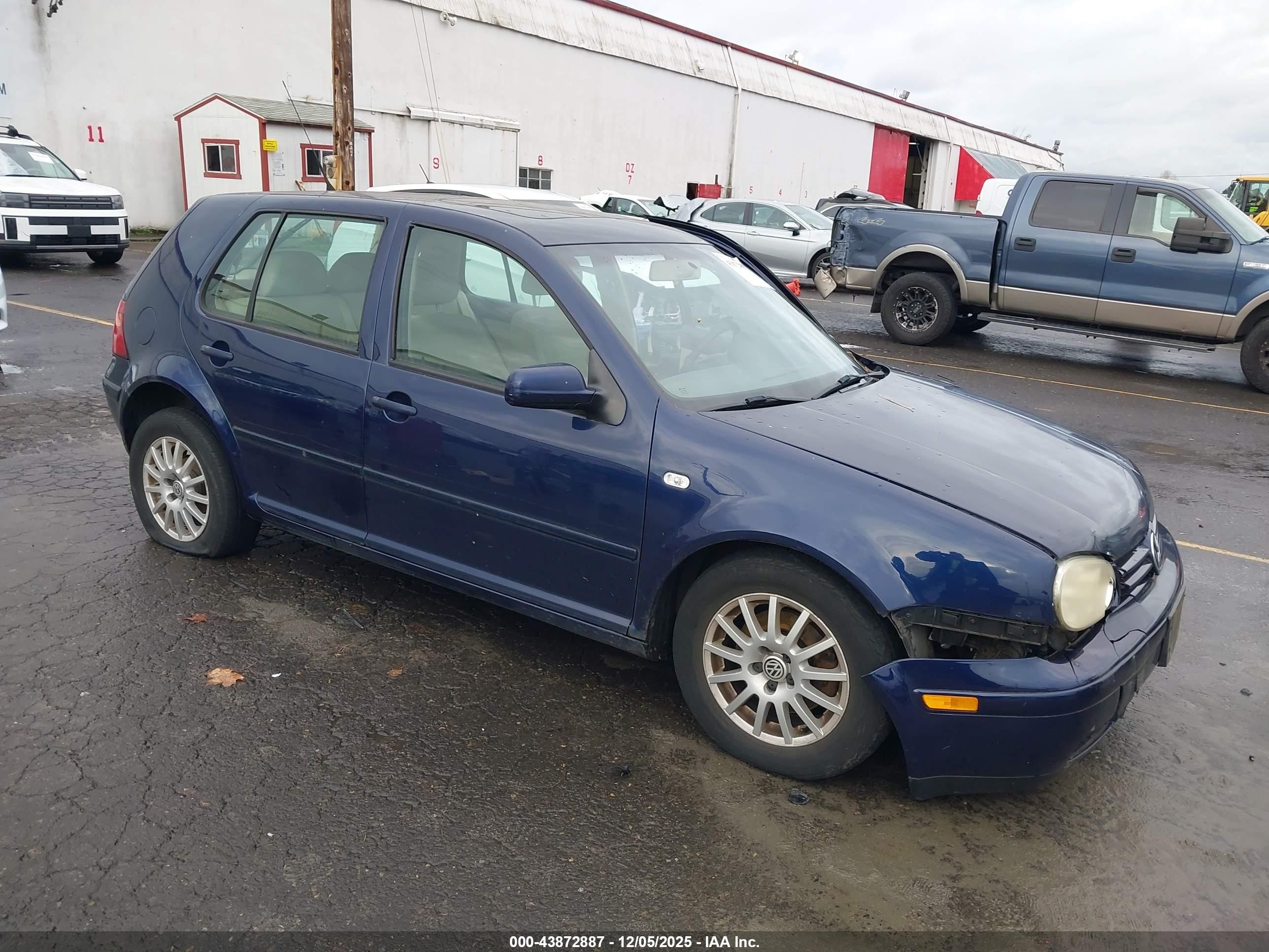 2003 Volkswagen Golf Gls Tdi Dark Blue vin: 9BWGP61J634016274