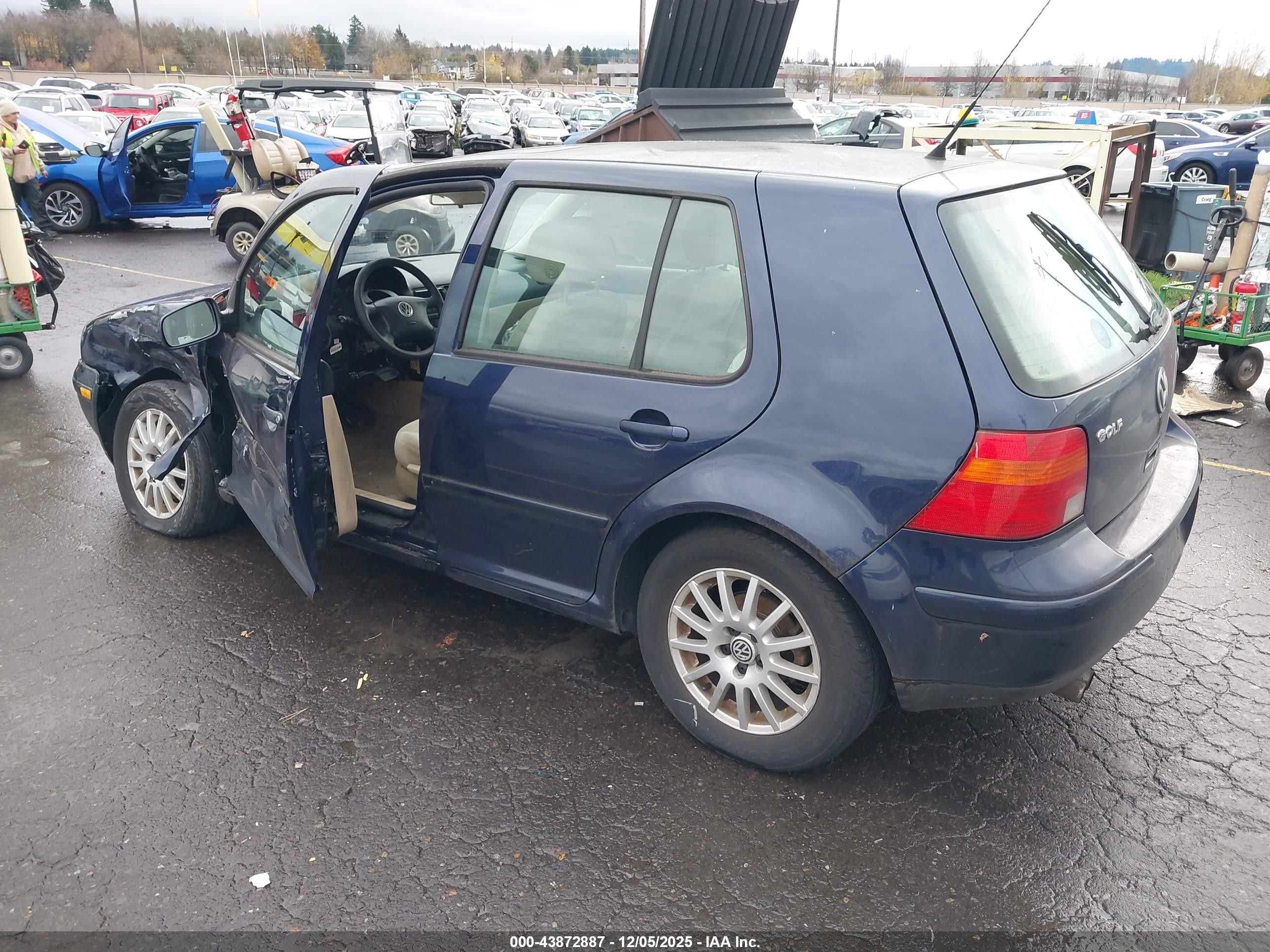 2003 Volkswagen Golf Gls Tdi Dark Blue vin: 9BWGP61J634016274