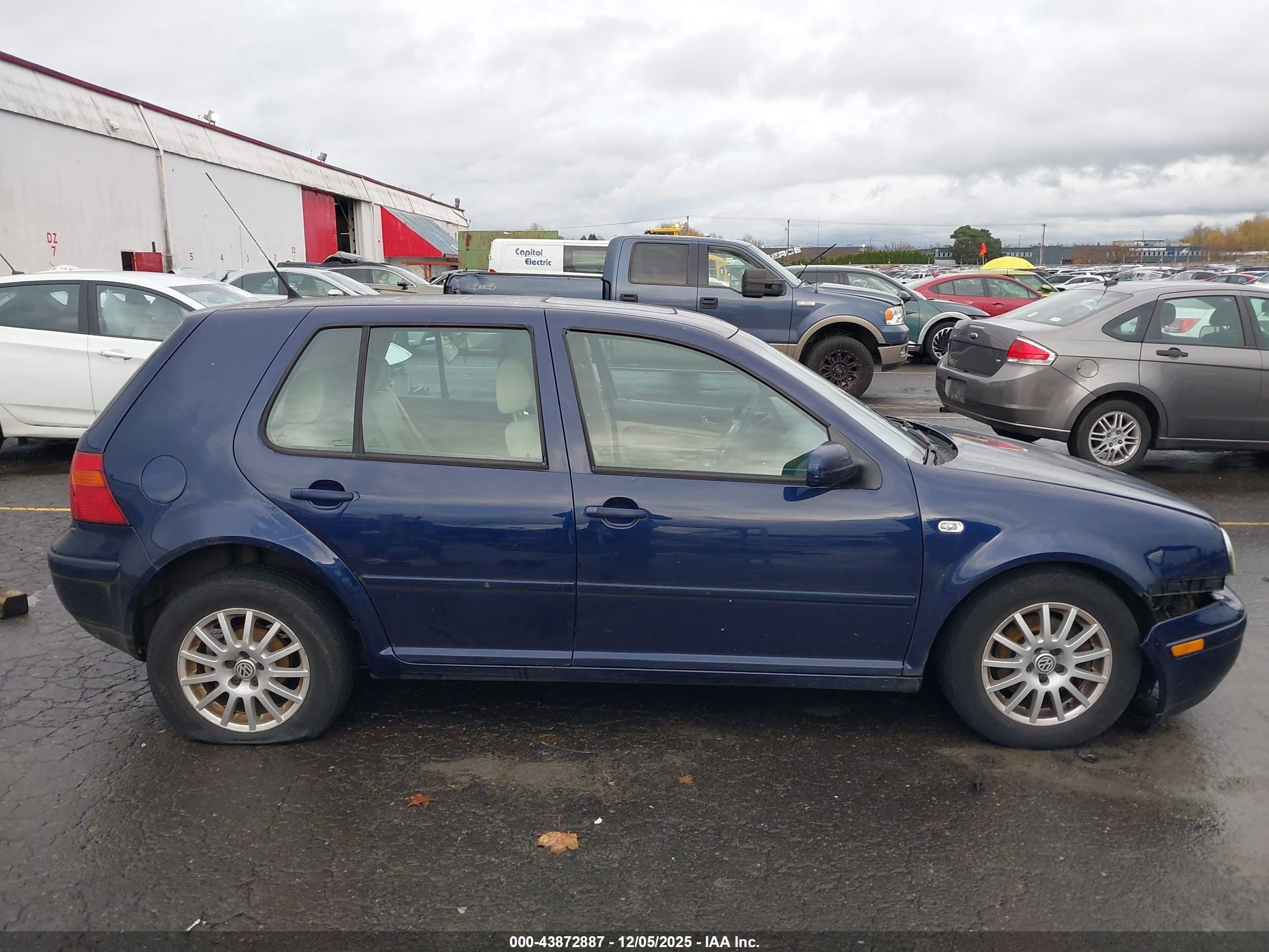 2003 Volkswagen Golf Gls Tdi Dark Blue vin: 9BWGP61J634016274